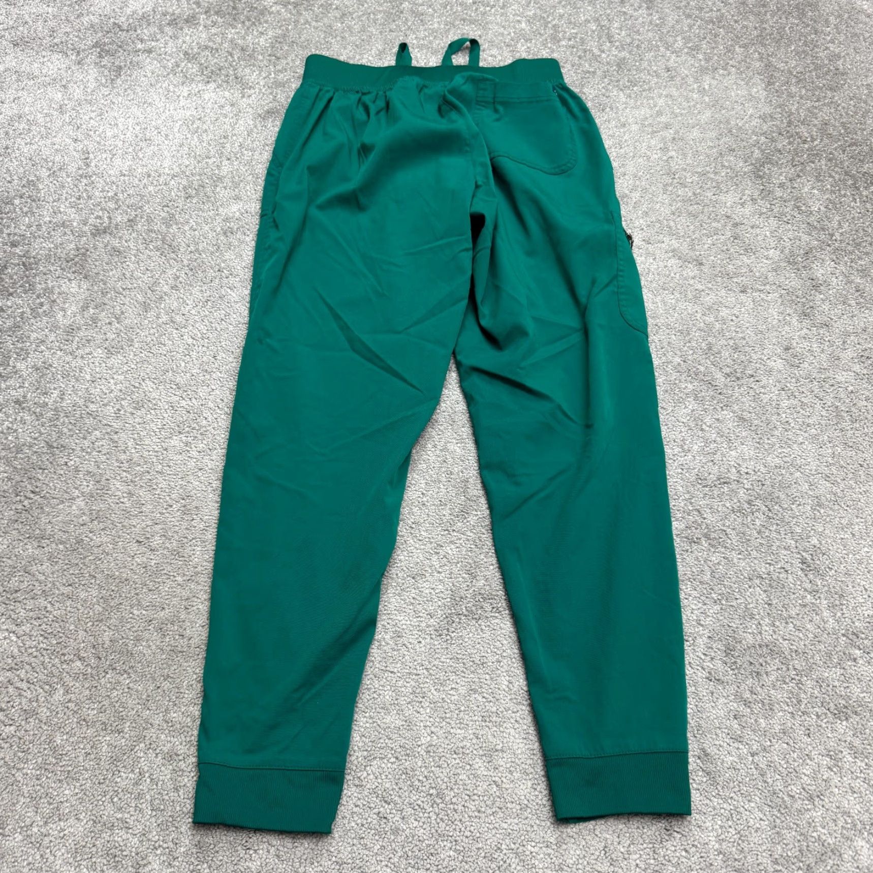 Vintage Adar Pro Jogger Scrub Pants Womens Medium Green Tapered Leg Stretch Medical Work Size 32" / US 10 / IT 46 - 2 Thumbnail