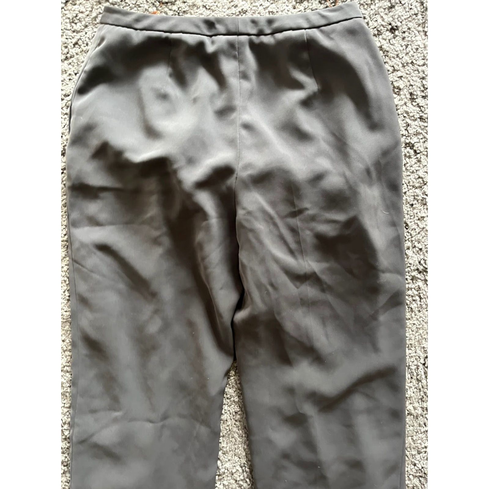 Calvin Klein CALVIN KLEIN Straight Leg Pants Dress Gray 10 Women’s Regular Size 10 Mid Rise 8.5-10.5 Flat Front Stretch Workwear Business Formal Size 32" / US 10 / IT 46 - 4 Thumbnail