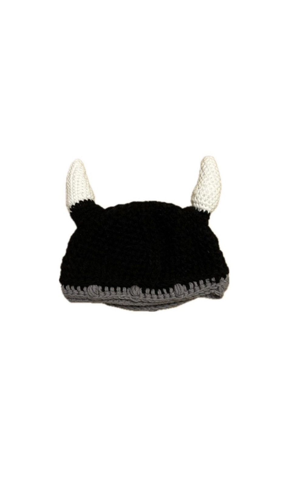 Gleb Kostin Solutions Crochet Knit Horn Beanie/Hat Size ONE SIZE - 1 Thumbnail