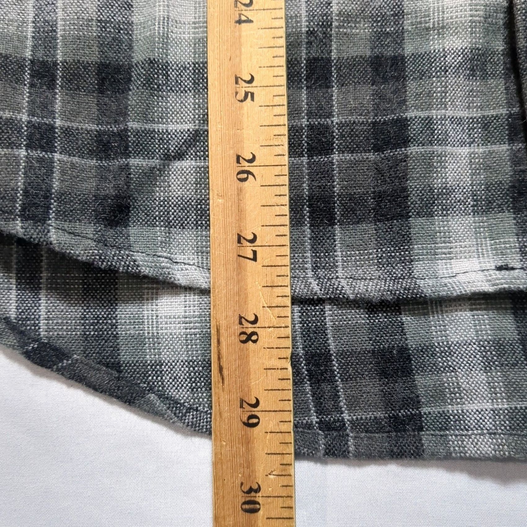 Vintage 7Diamonds Flannel Shirt Men M Grey Black Plaid Wool Blend EUC Button-Up Pocket Chest 7Diamonds Logo Size US M / EU 48-50 / 2 - 7 Thumbnail