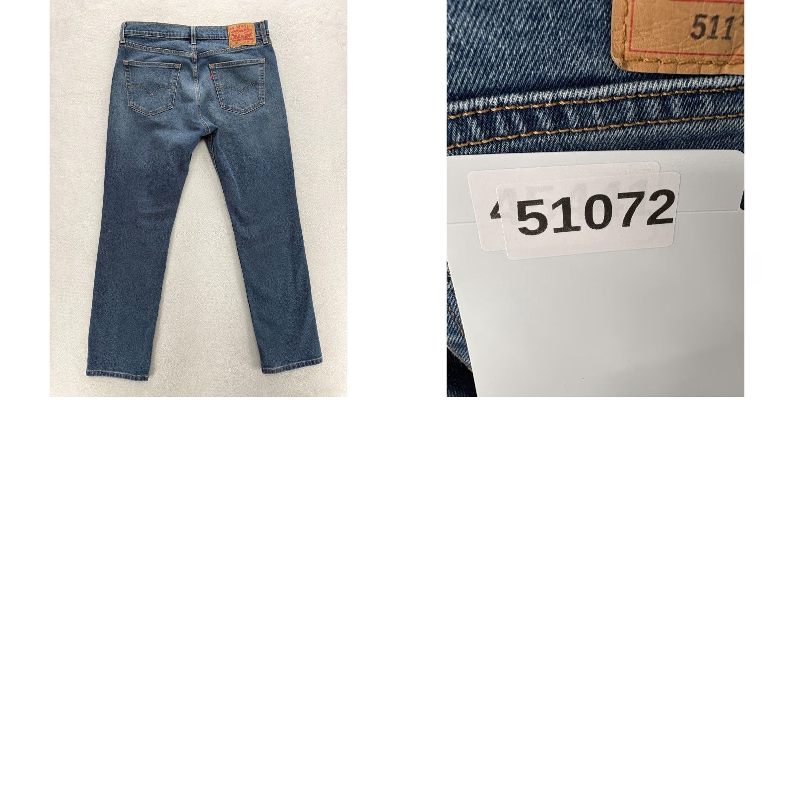 Levi's Levi's 511 Jeans Mens 34x30 Blue Slim Straight Stretch Denim Size US 34 / EU 50 - 10 Thumbnail