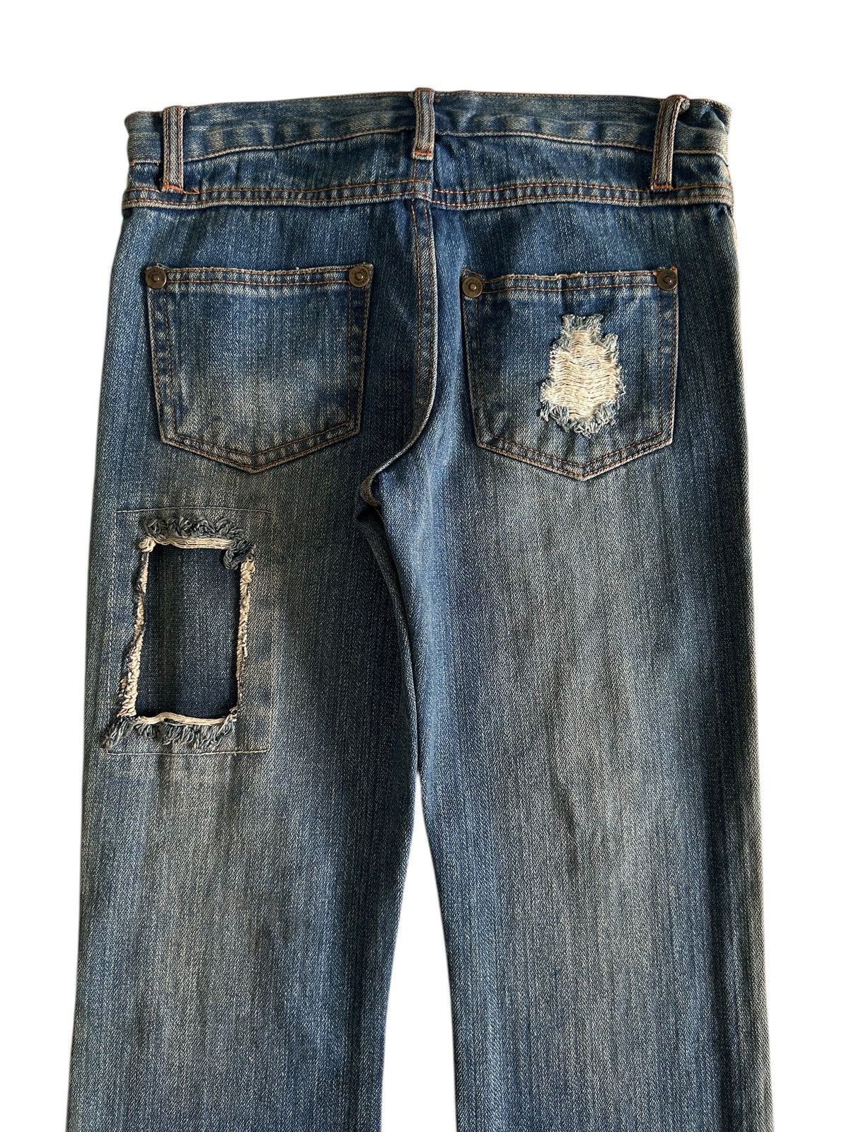 Japanese Brand × Vintage Vintage Japanese ROSA JEANS Patches Distressed Flare Denim Size US 27 - 13 Thumbnail