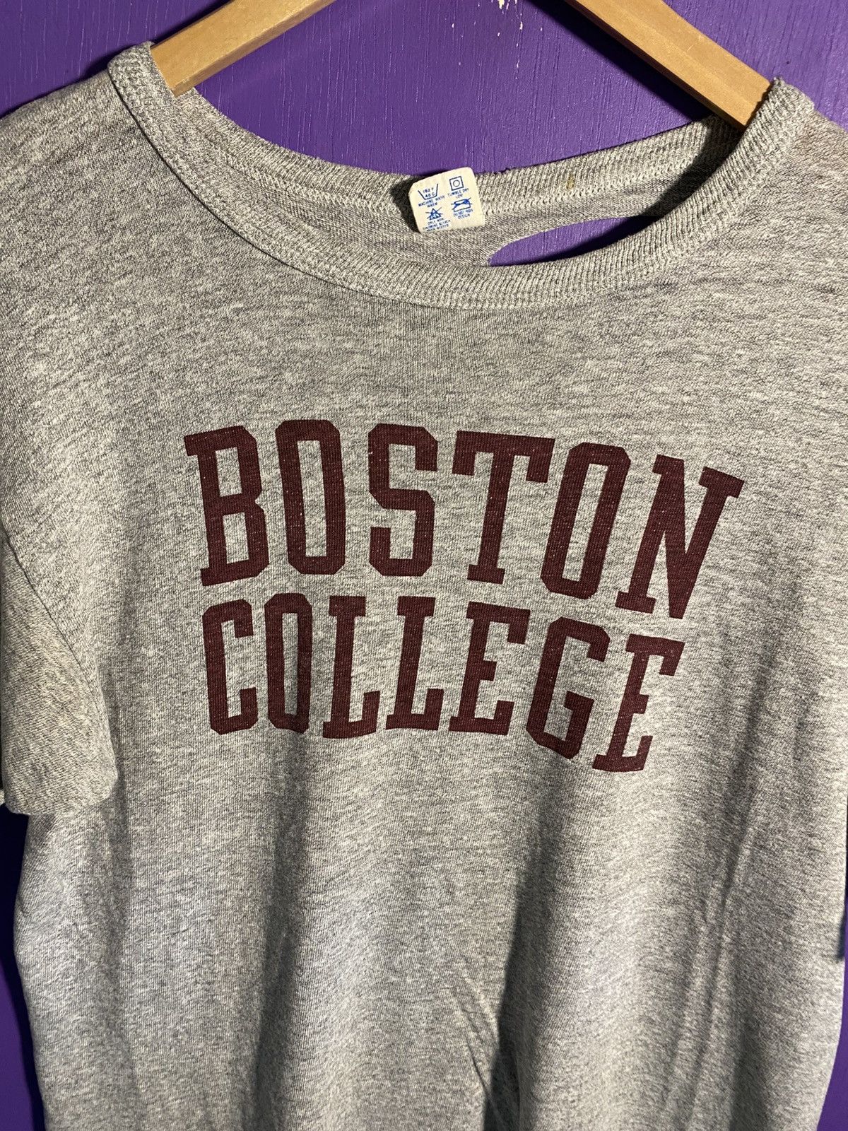 Champion × Vintage Vintage 80s Champion Boston college t-shirt Size US L / EU 52-54 / 3 - 3 Thumbnail