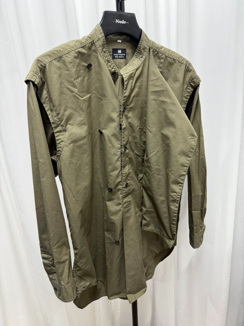 Issey Miyake Issey miyake Slant placket shirt 2505-Nextarrow Size US M / EU 48-50 / 2 - 5 Thumbnail