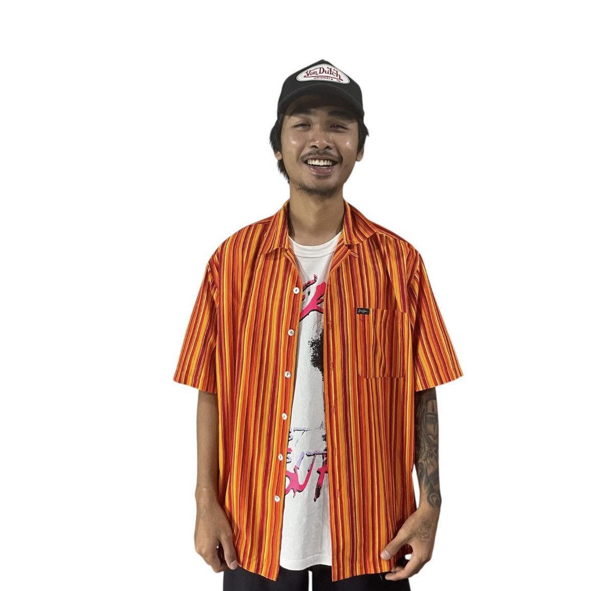Sean John Sean John striped short-sleeved y2k Size US M / EU 48-50 / 2 - 9 Thumbnail