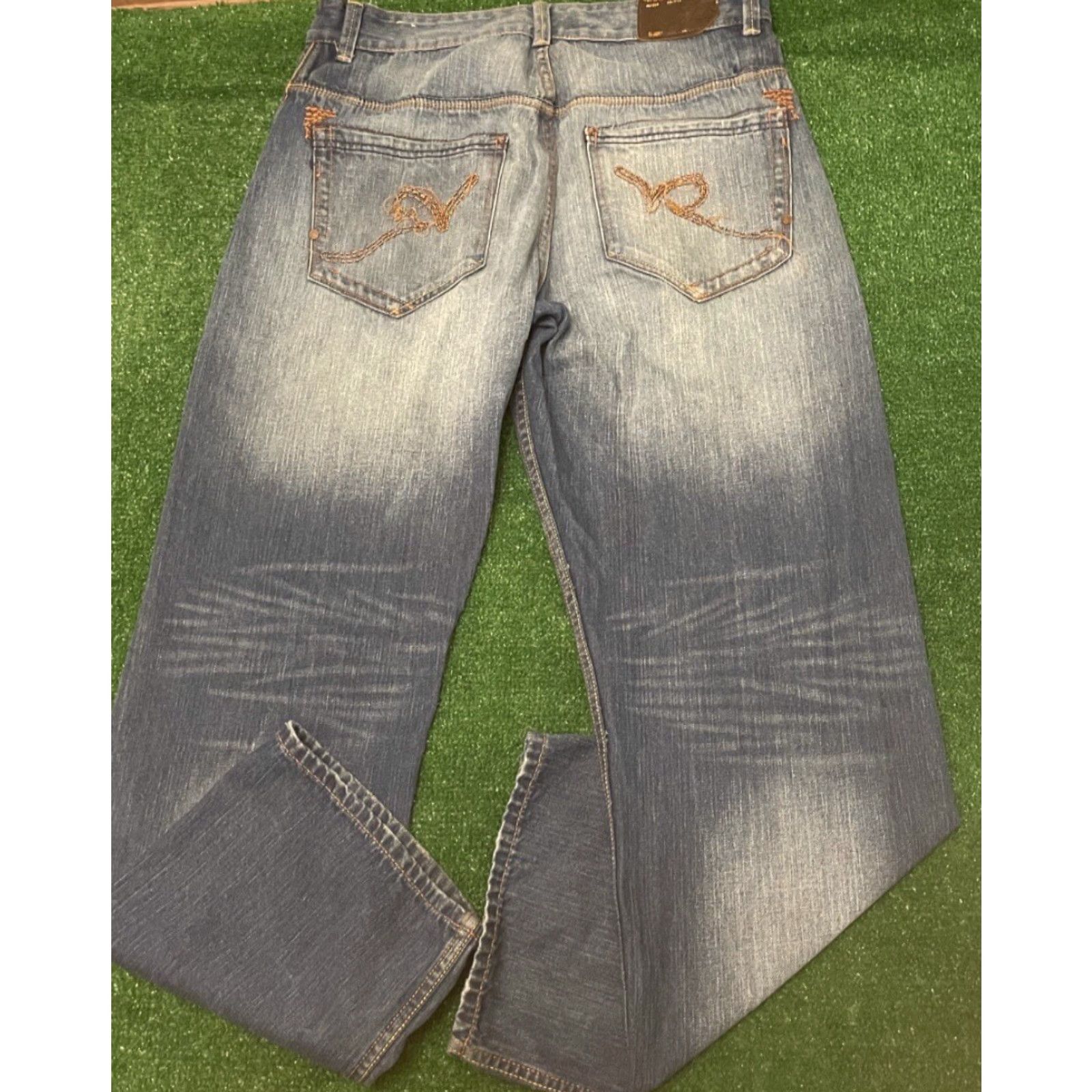 Rocawear VINTAGE Rocawear Baggy Jeans Mens Size 36 Wide-Leg Pockets Logo Grunge Skater Y2K 90s Hip Hop Mens Size US 36 / EU 52 - 2 Thumbnail
