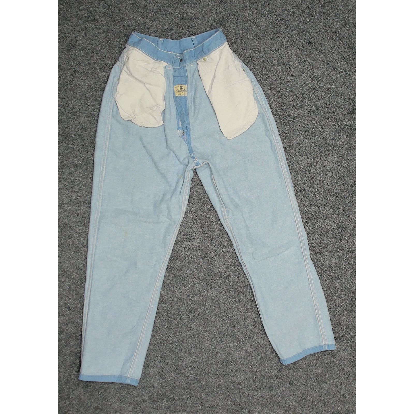 Wrangler Wrangler | VTG 1960s Blue Bell Baby Blue Denim Jeans Sz 26 Size 26" / US 2 / IT 38 - 5 Thumbnail