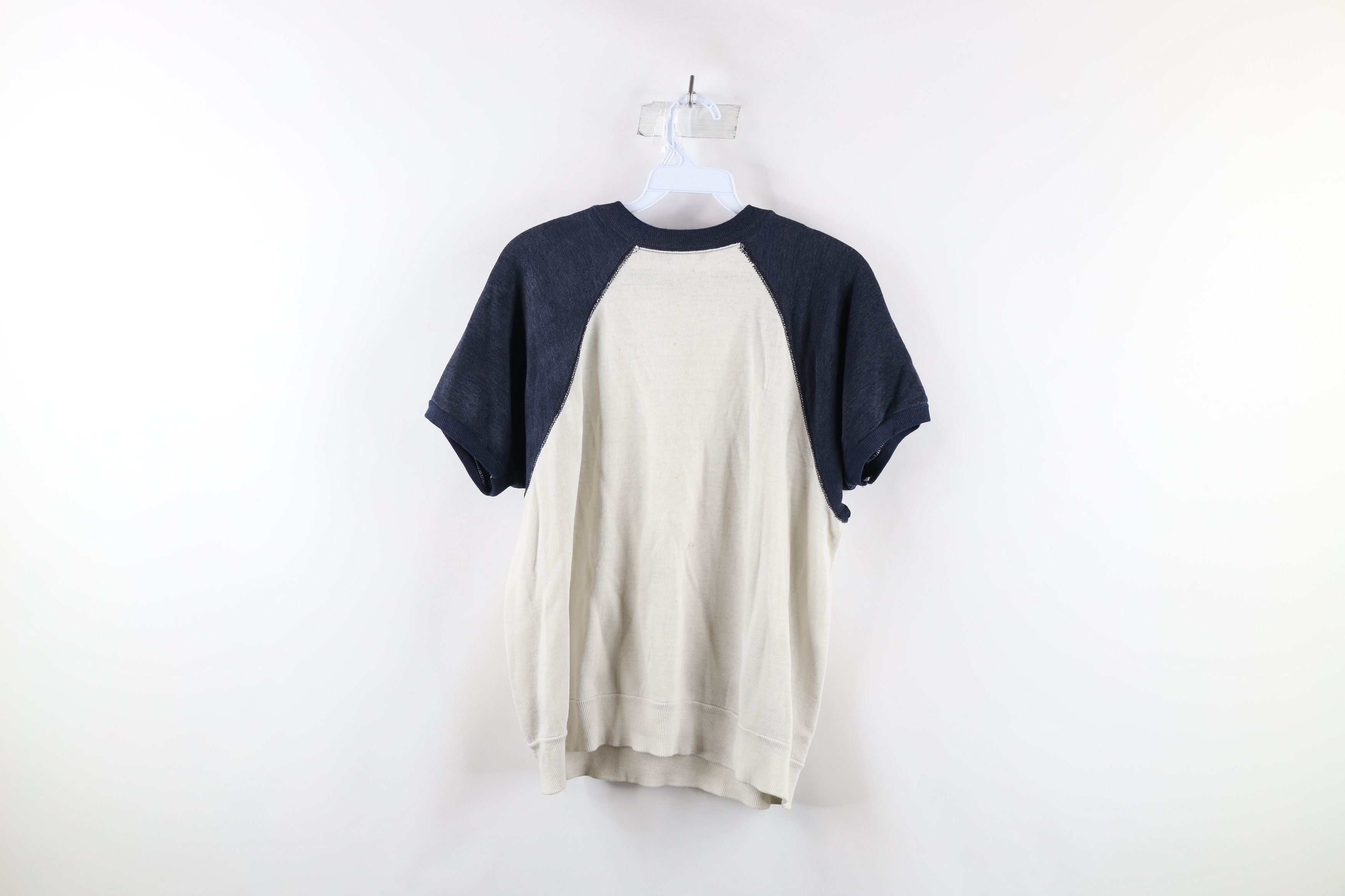 Vintage Vintage 60s 70s Streetwear Short Sleeve Sweatshirt USA Size US M / EU 48-50 / 2 - 8 Thumbnail
