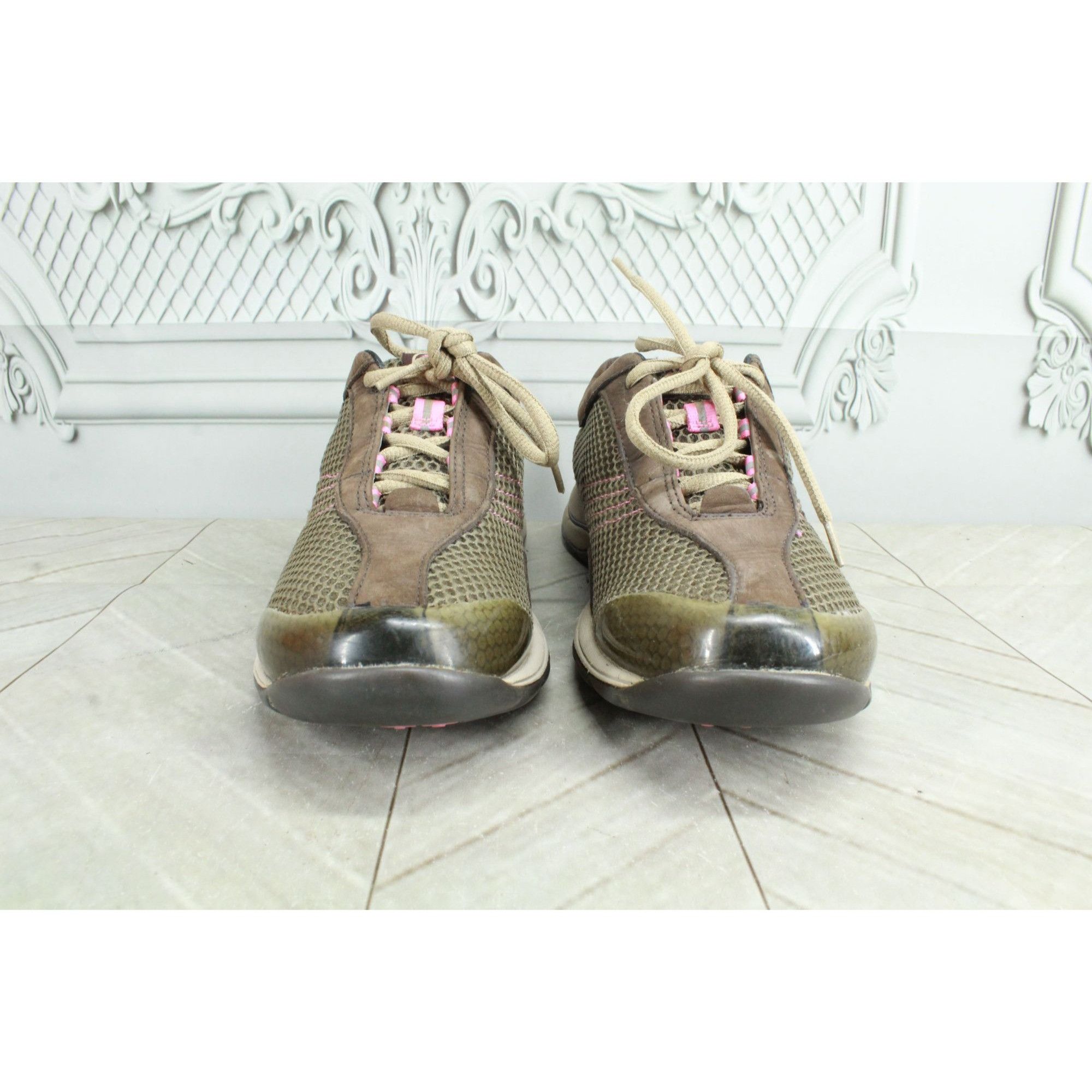 Timberland Timberland Outdoors Brown Mesh Lace Up Hiking Sneakers Size US 7.5 / IT 37.5 - 4 Thumbnail