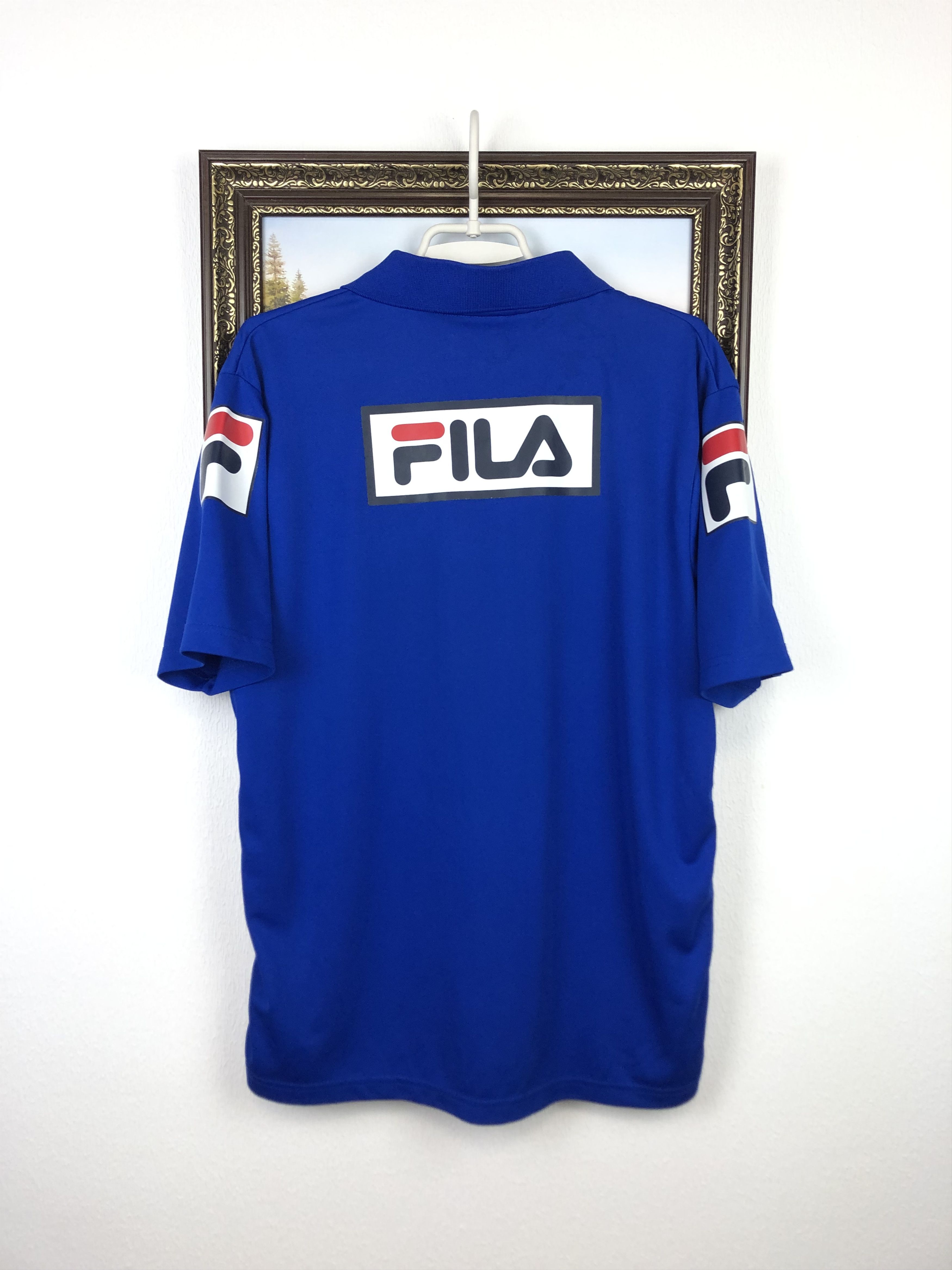 Fila Vintage Luton Town Football Shirt Soccer Jersey Mens Trikot Size US XL / EU 56 / 4 - 7 Thumbnail