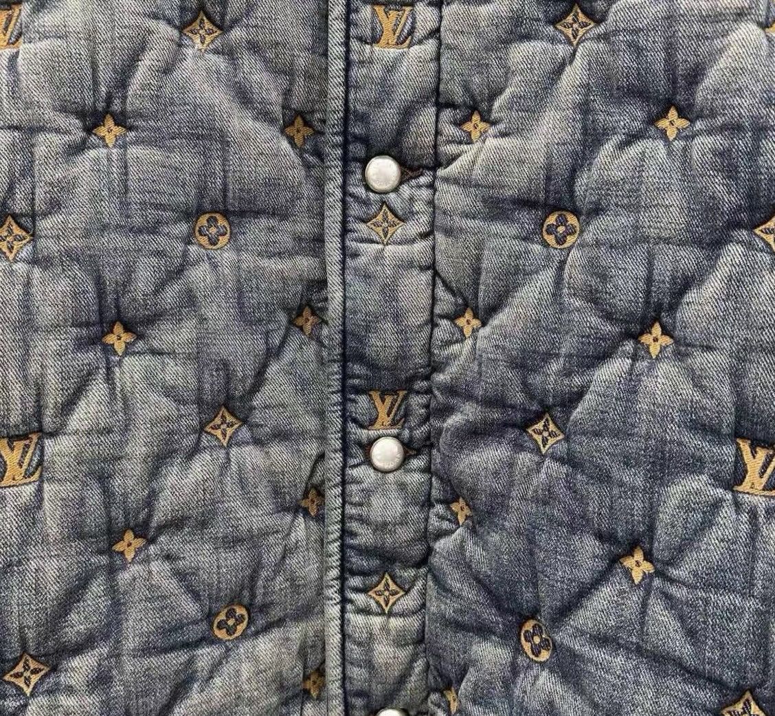 Louis Vuitton Louis Vuitton M Padded Denim Monogram Blouson Jacket Size US M / EU 48-50 / 2 - 4 Thumbnail