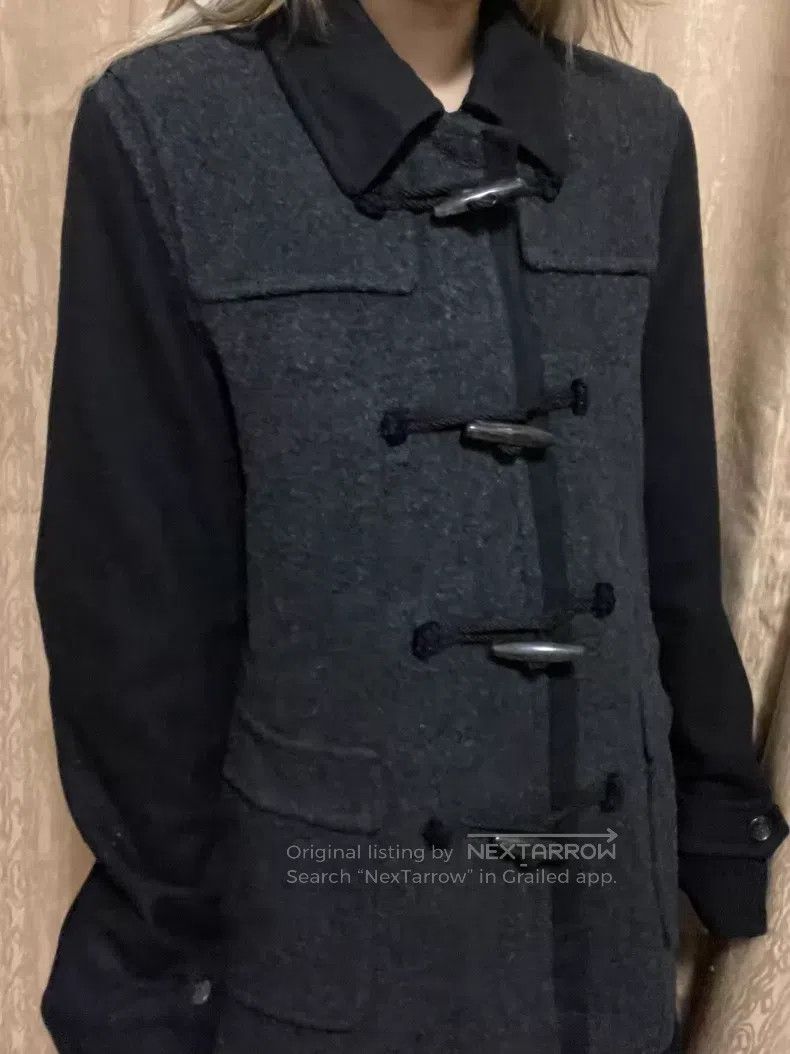 Comme des Garcons Comme Des Garcons Horn button wool tweed coat Size S / US 4 / IT 40 - 2 Thumbnail
