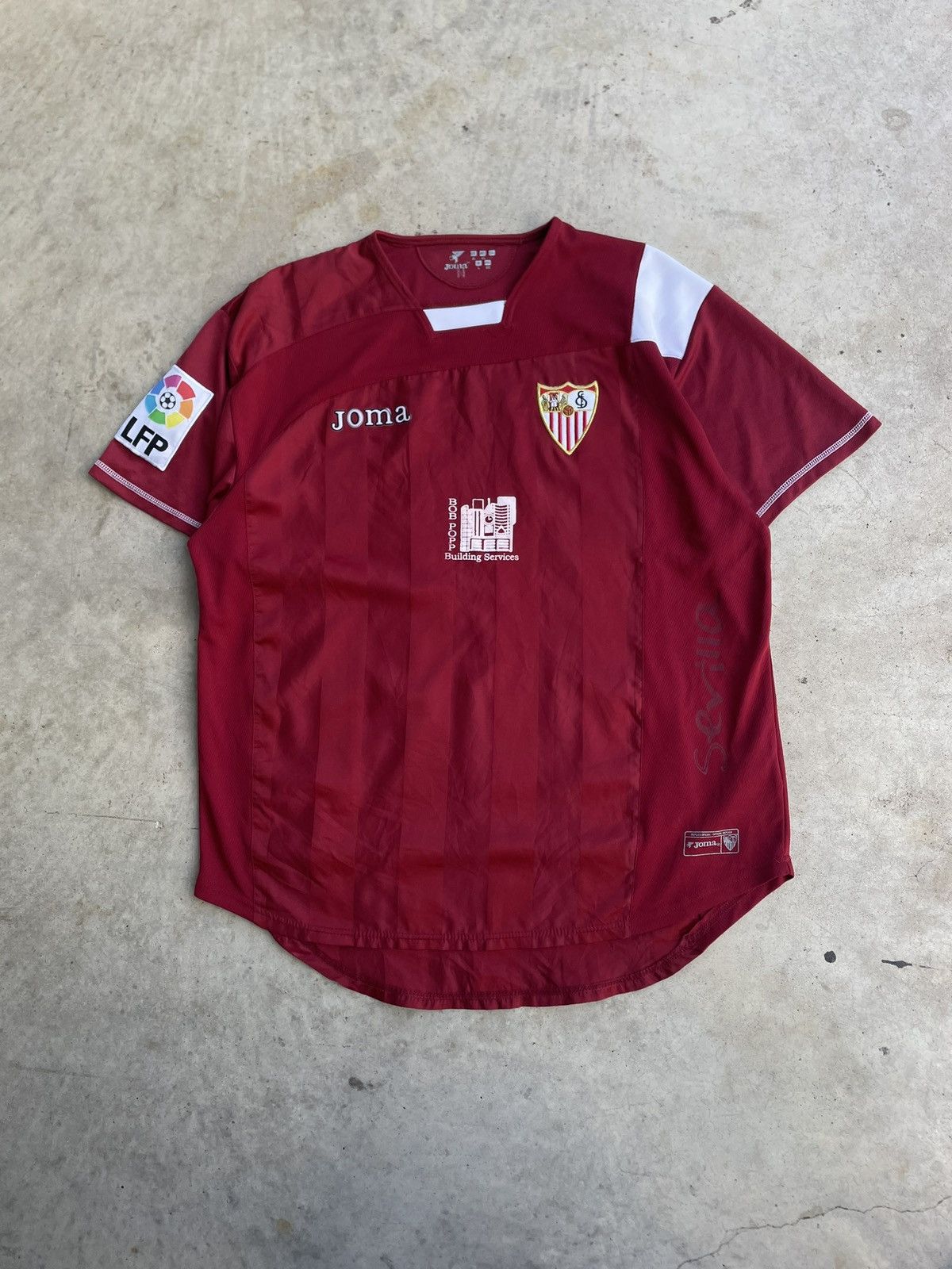 Maillot Vintage Sevilla FC Joma - Taille M/L - T-shirt Manches Courtes