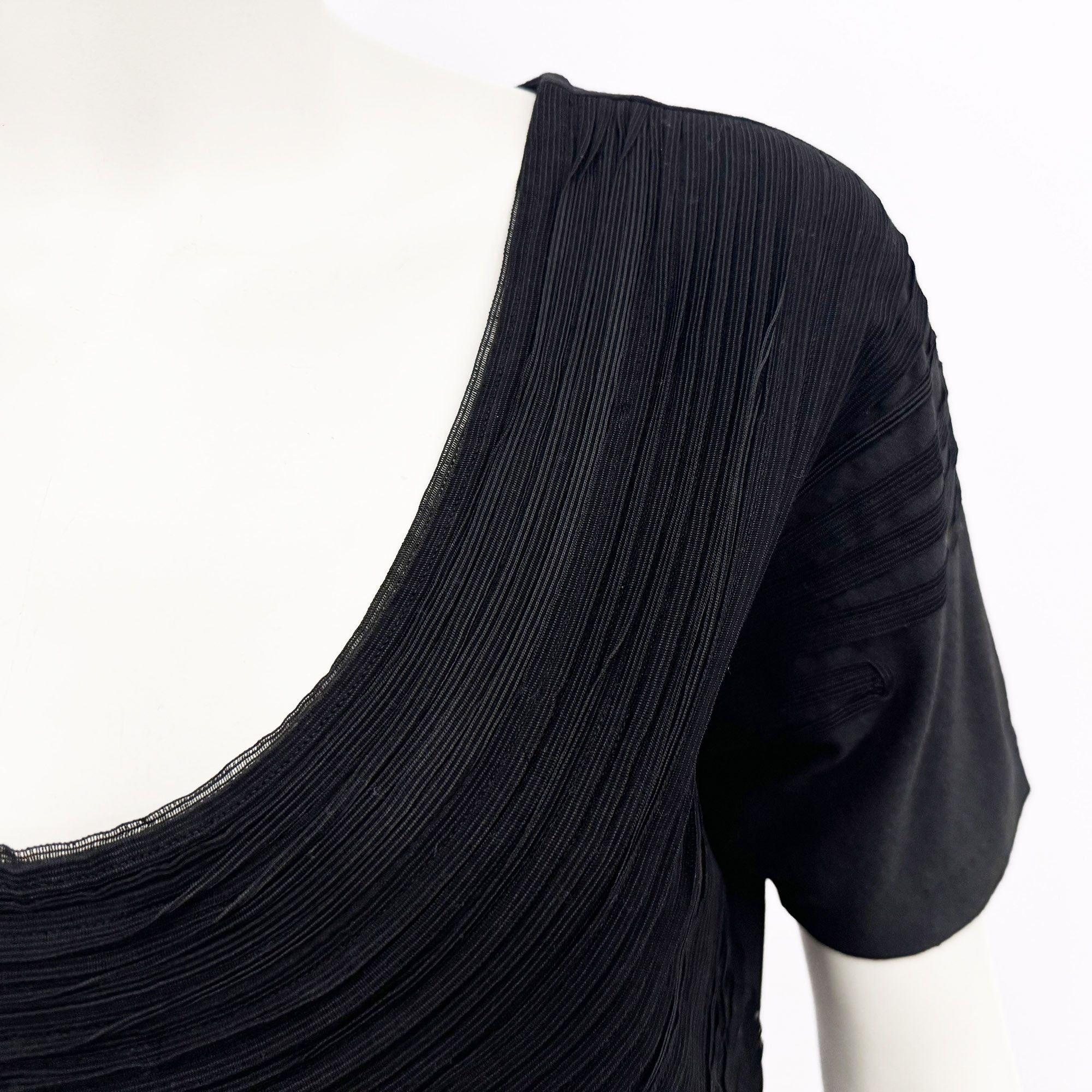 Diesel Black Gold Diesel cotton modal mini dress in black size M Size M / US 6-8 / IT 42-44 - 7 Thumbnail