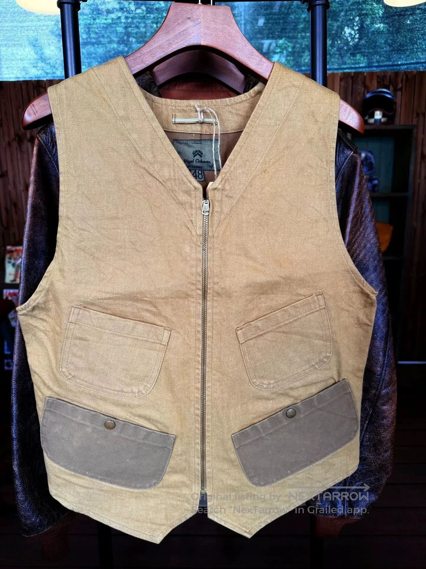 Nigel Cabourn Nigel Cabourn Canvas Vest. Size US M / EU 48-50 / 2 - 1 Thumbnail