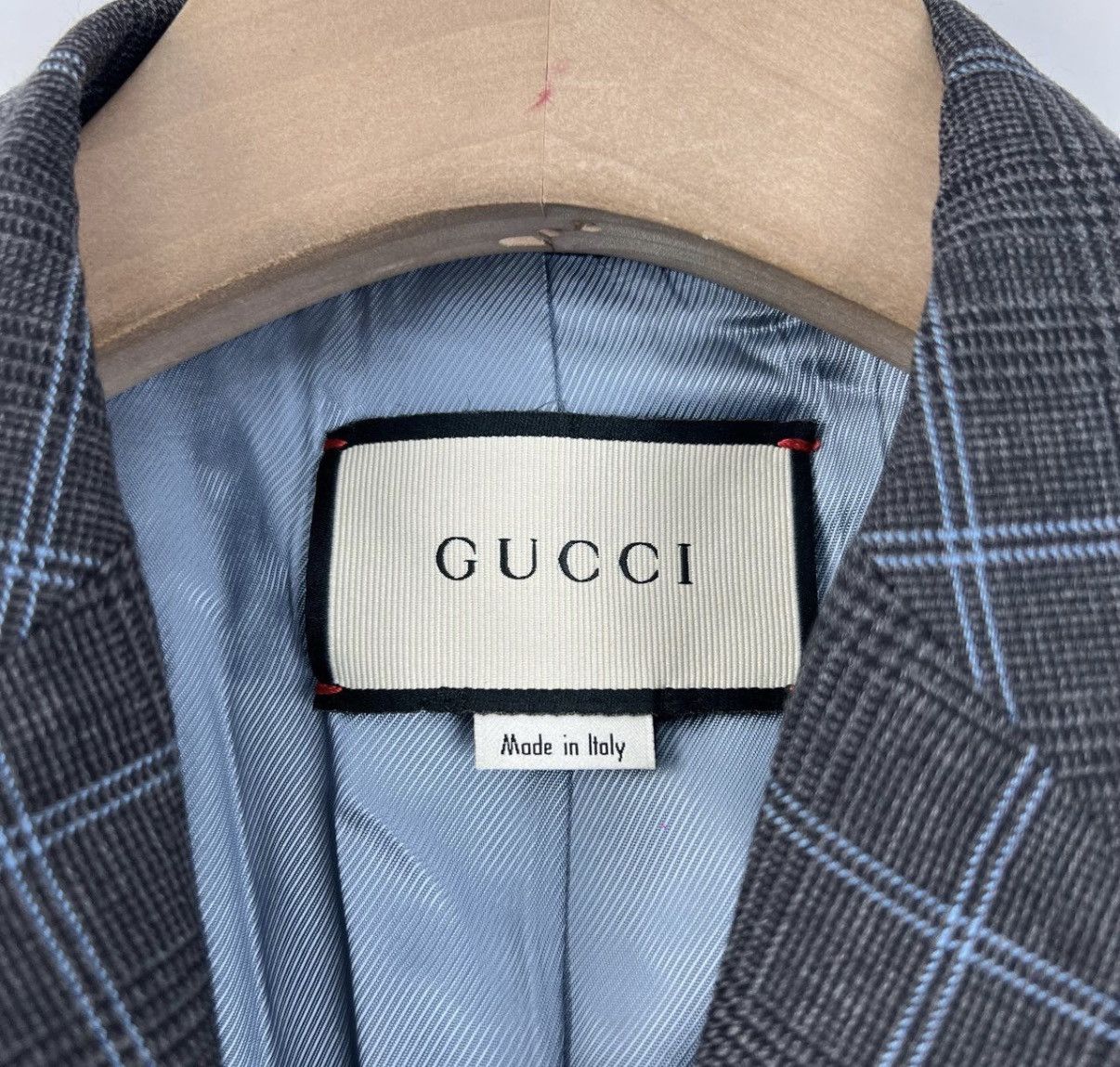 Gucci Gucci/Heart Embroidered Plaid Blazer K12 Size S / US 4 / IT 40 - 3 Thumbnail