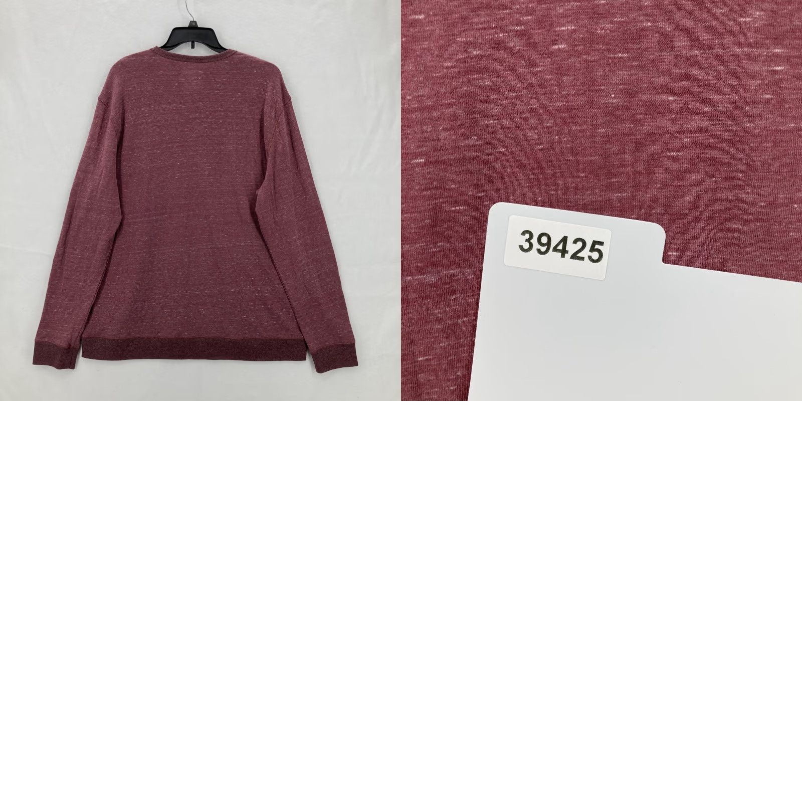 Doublet Sonoma Mens Sweater Pullover 2XL Red Burnt Cherry Supersoft Double Knit Crew Neck Casual Knitwear Size US XXL / EU 58 / 5 - 9 Thumbnail