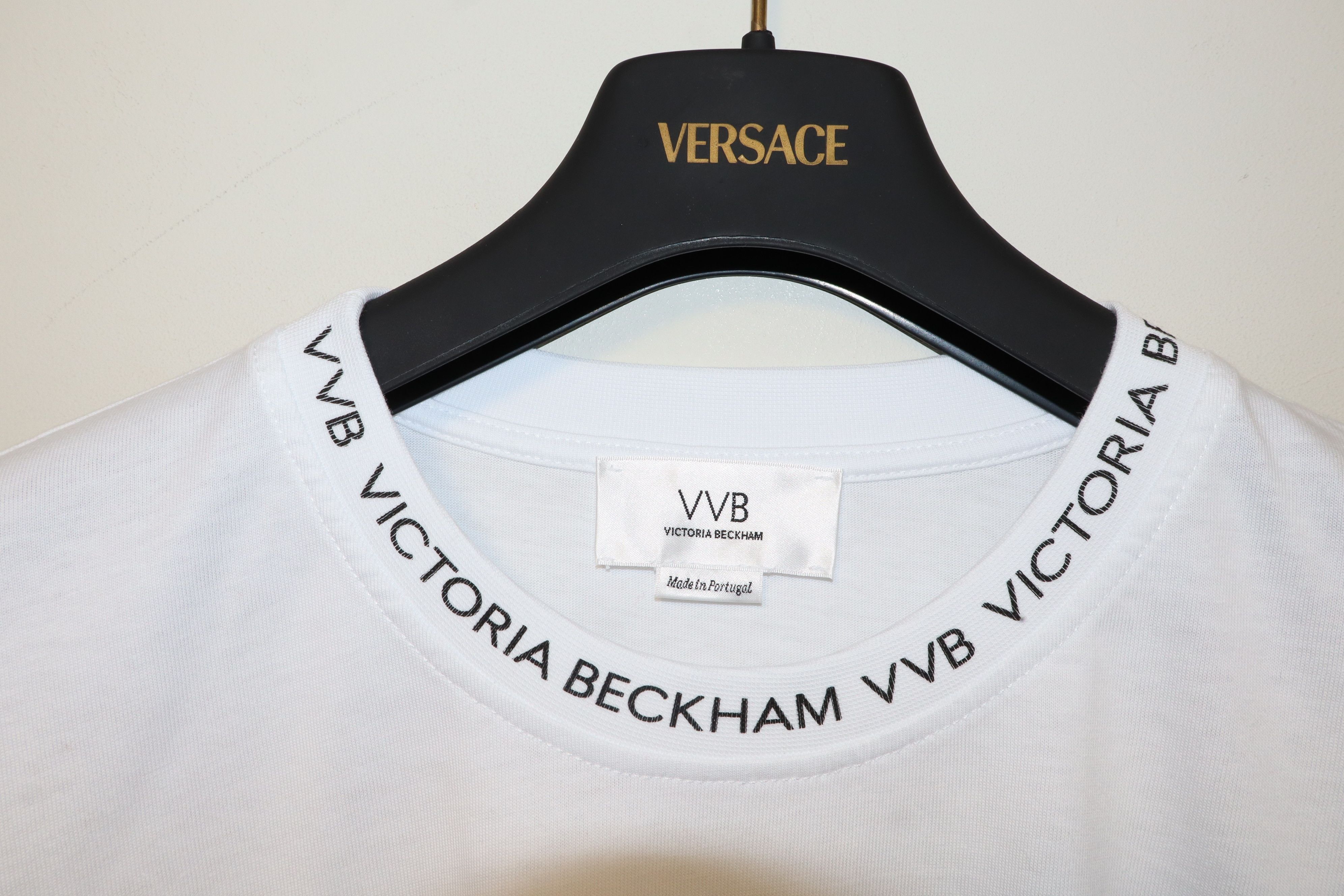 Victoria Beckham Logo collar print t-shirt Size M / US 6-8 / IT 42-44 - 2 Thumbnail