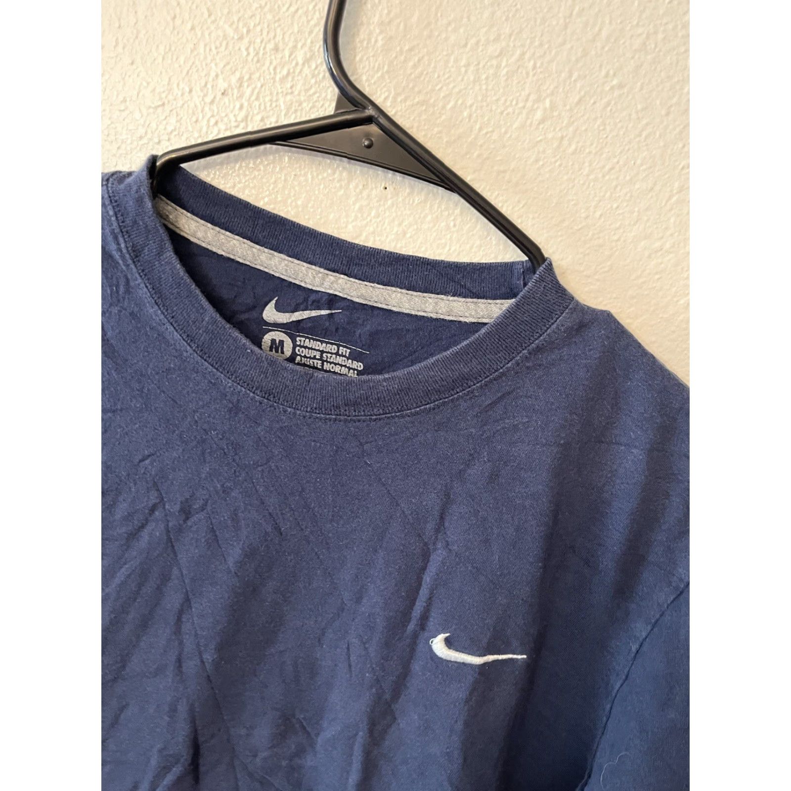 Nike Nike Tee Logo Fit T-Shirt Mens Blue Sz Medium Size US M / EU 48-50 / 2 - 2 Thumbnail