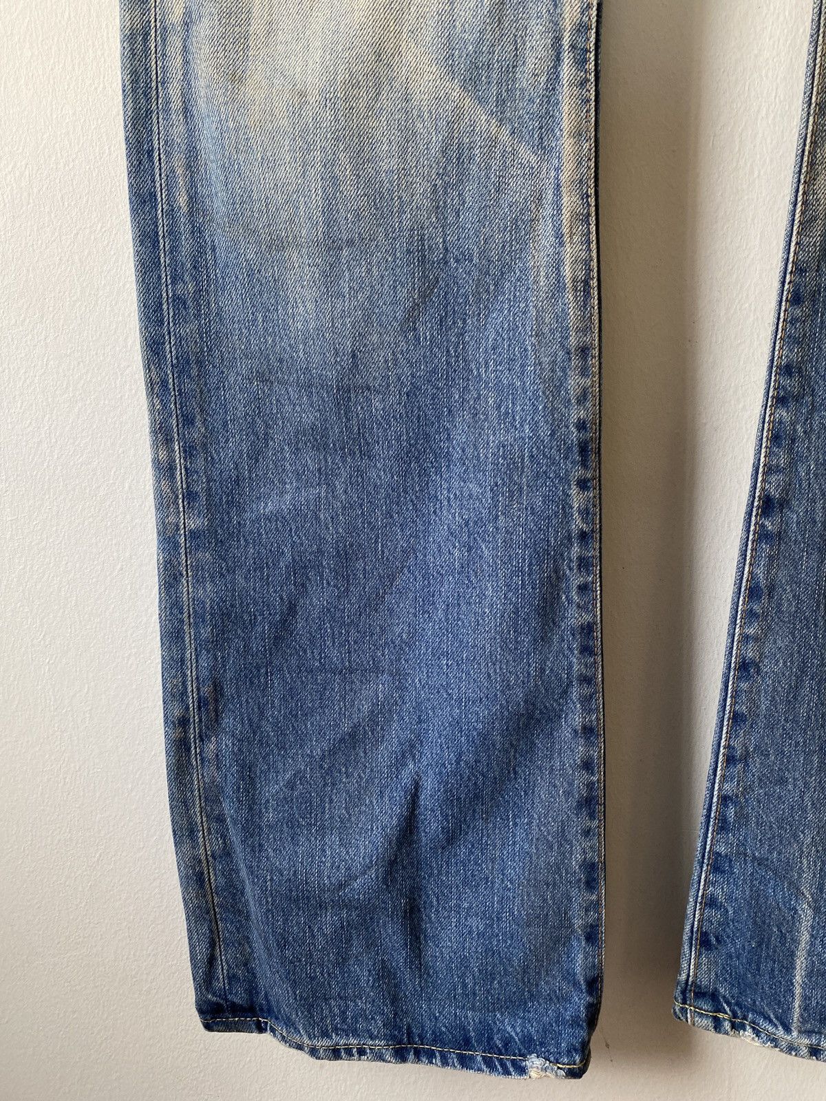 Japanese Brand Japanese Brand Rivet & Blue Flare Distressed Denim Size US 30 / EU 46 - 4 Thumbnail