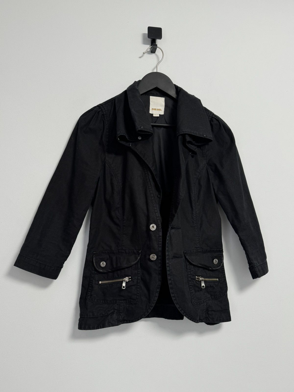 Diesel Diesel Vintage Y2K Hemp Cotton Military Deconstructed Jacket Size M / US 6-8 / IT 42-44 - 15 Thumbnail