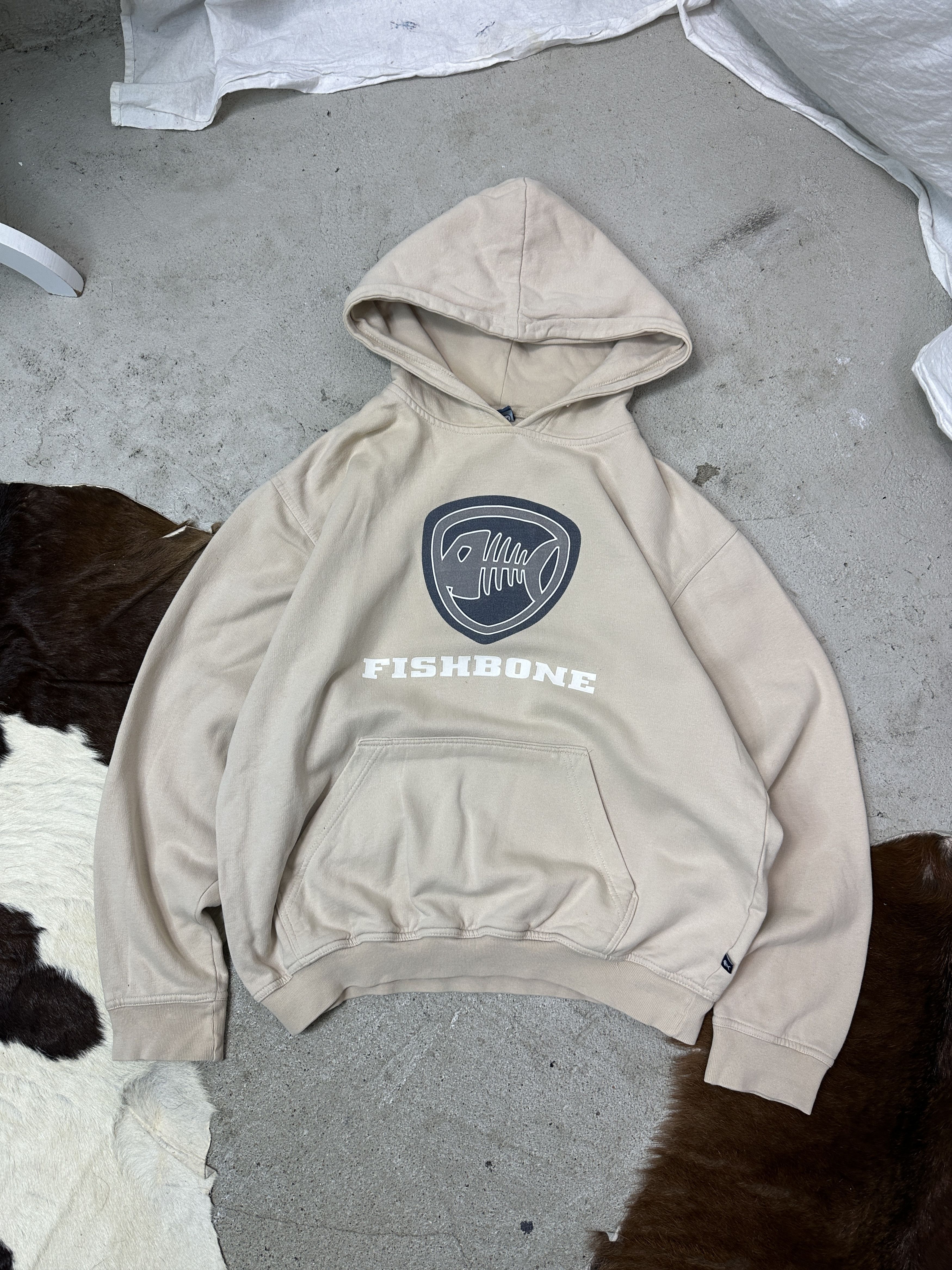 Vintage Vintage Streetwear Skater Hip Hop Fishbone Sweatshirt Y2K Size US S / EU 44-46 / 1 - 1 Thumbnail
