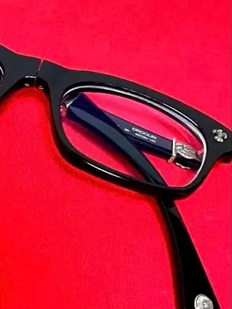 Chrome Hearts CHROME HEARTS DROOLIN Eyeglasses Black 52□20-145 Size ONE SIZE - 10 Thumbnail