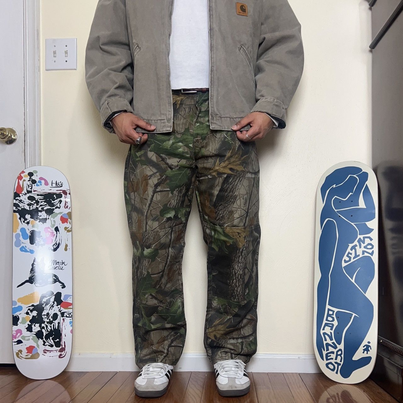 Realtree × Vintage × Wrangler Vintage Wrangler Realtree Camo Double Knee Pants Size US 36 / EU 52 - 6 Thumbnail