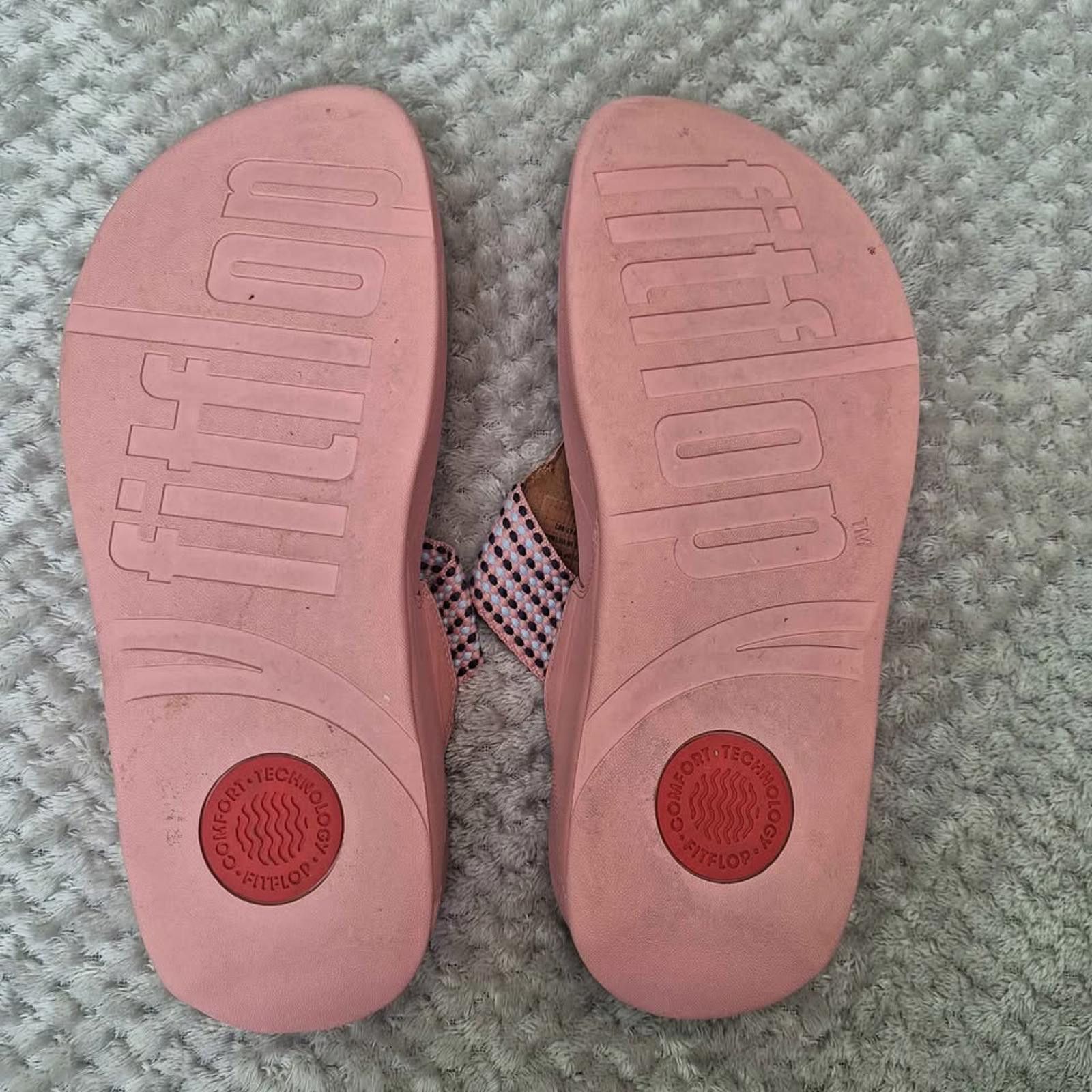 Designer FITFLOP Walkstar Fine Strap Toe Coral Pink size US/AU 10 Size ONE SIZE - 6 Thumbnail