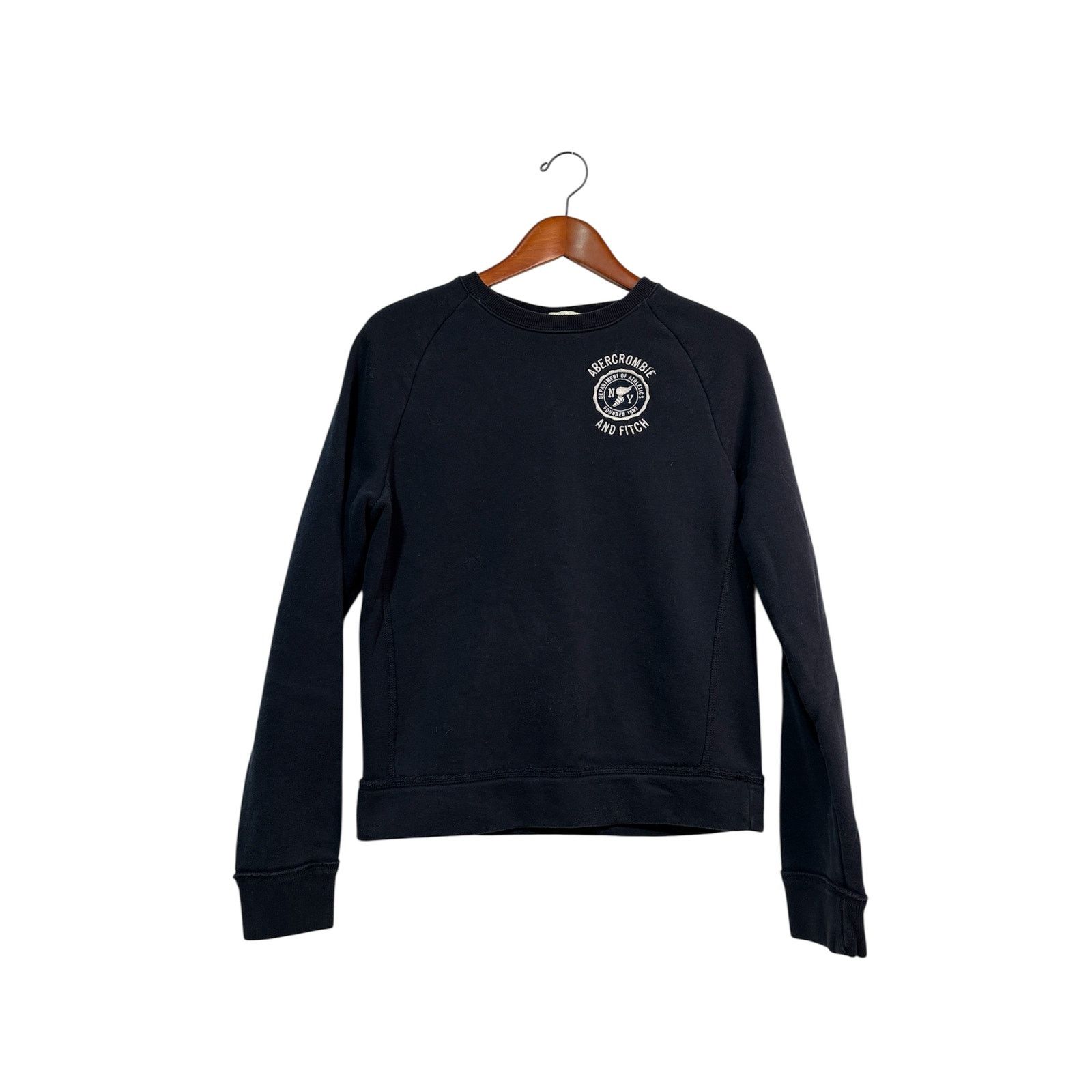 Abercrombie & Fitch ABERCROMBIE & FITCH Logo Muscle-Fit Fleece Sweatshirt Size S Size US S / EU 44-46 / 1 - 6 Thumbnail