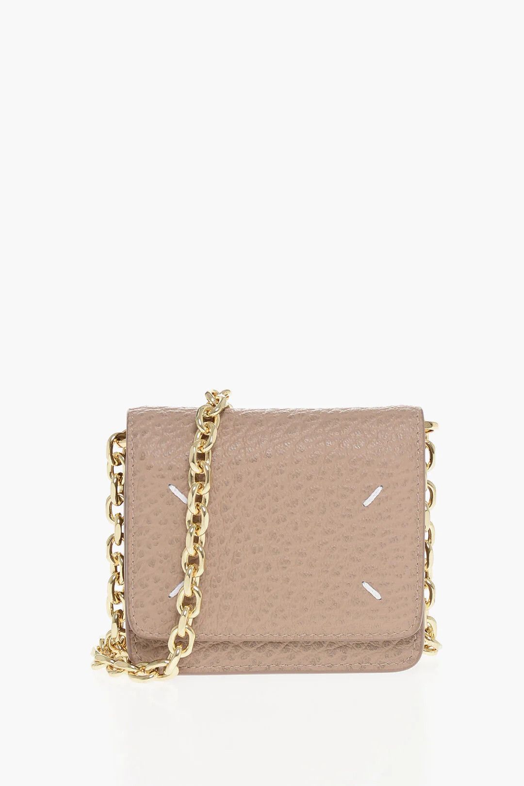 Maison Margiela og1mm0426 Size: OS / Hammered Leather Wallet in Pink Size ONE SIZE - 1 Thumbnail