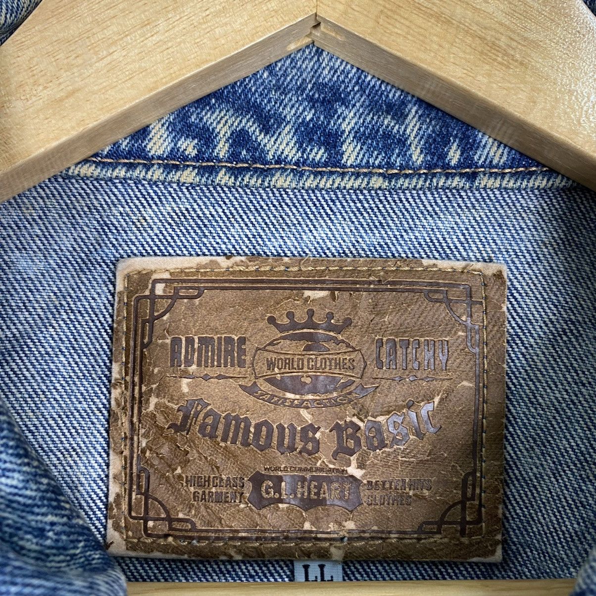 Big John Vintage 1990 GL Heart Trucker Denim Jacket Size US M / EU 48-50 / 2 - 11 Thumbnail