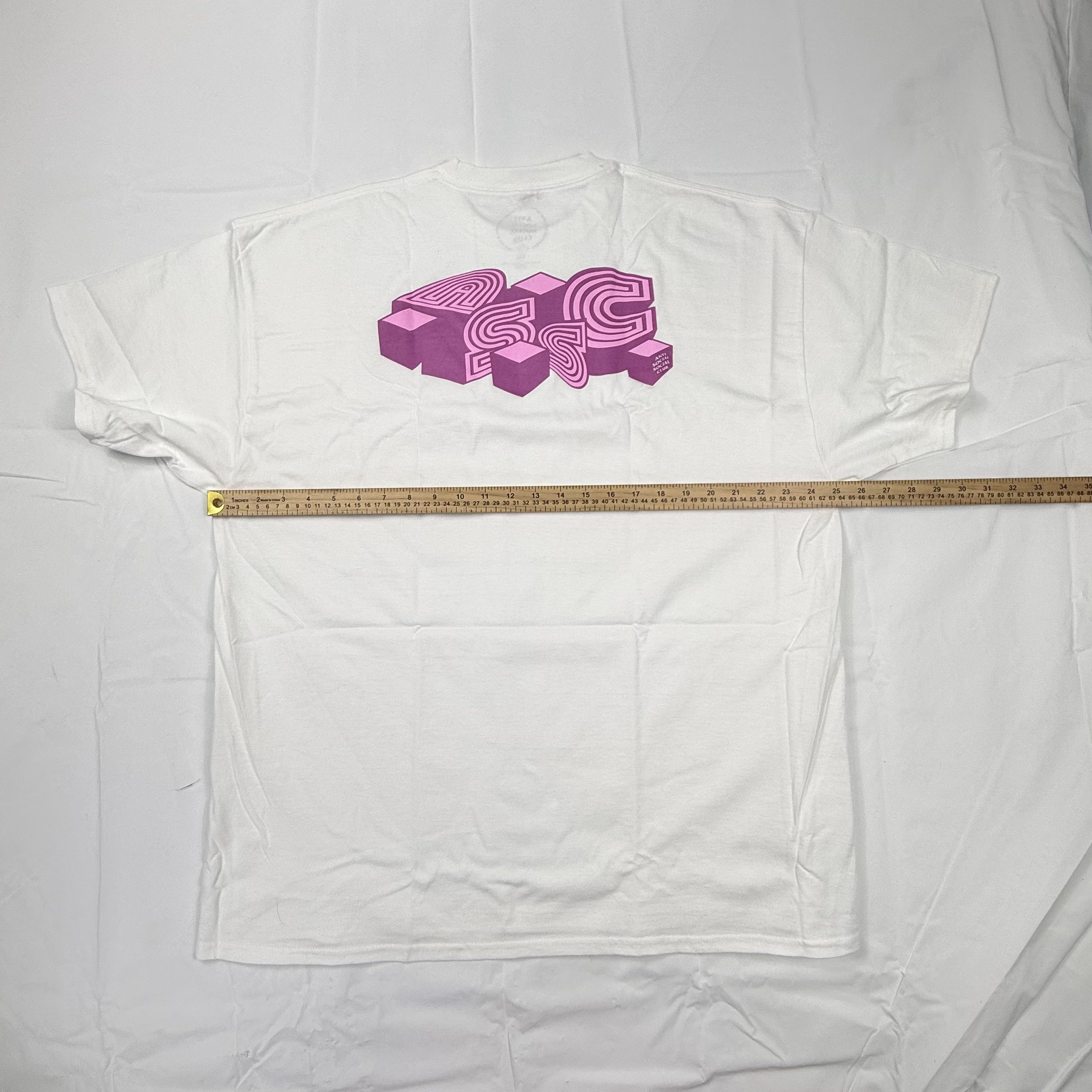 Anti Social Social Club Anti Social Social Club ASSC 3D Block Graphic T-Shirt Mens Size US XXL / EU 58 / 5 - 5 Thumbnail