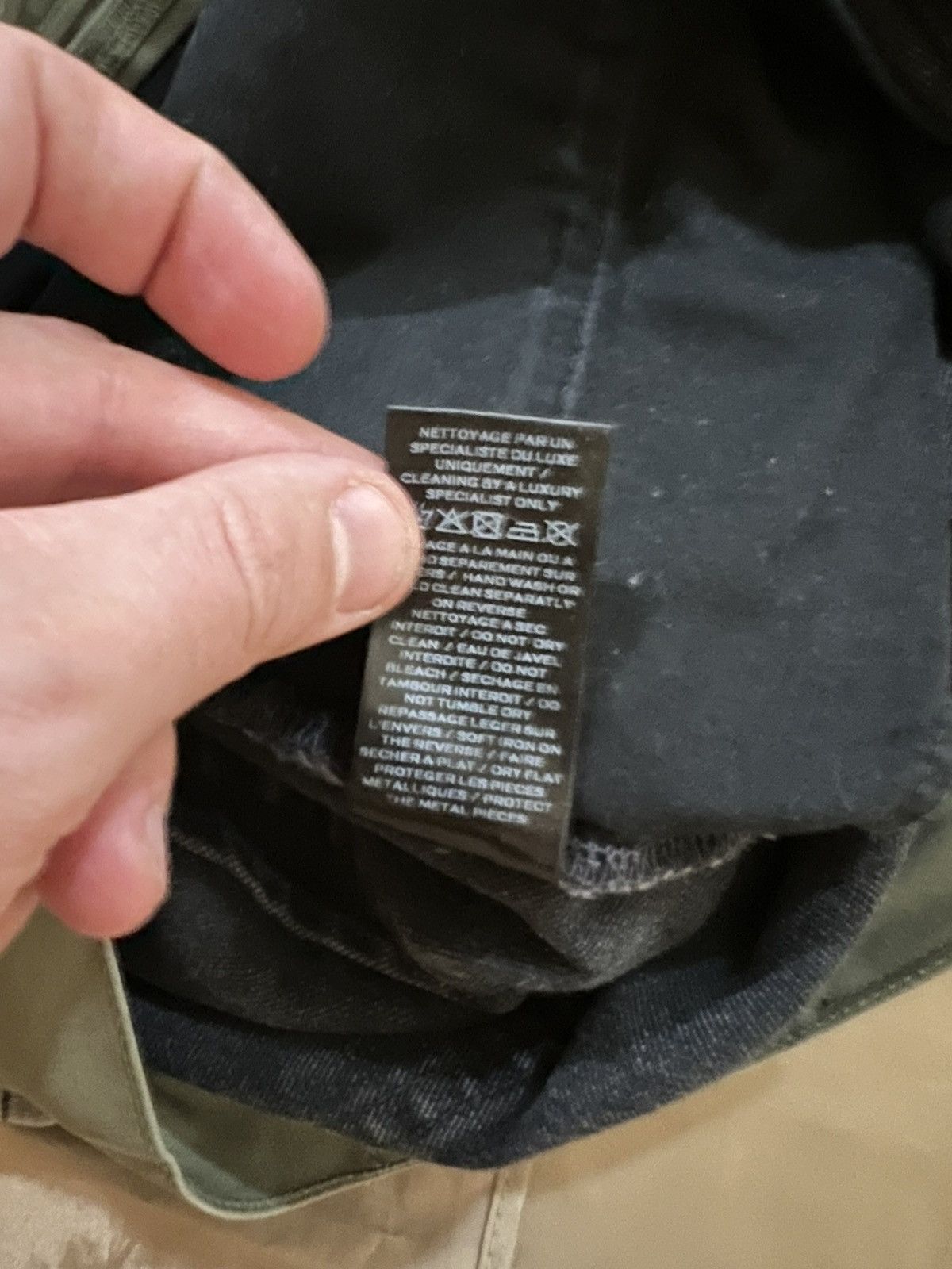 Balmain Balmain grey/green jeans size 33 Size US 33 - 4 Thumbnail