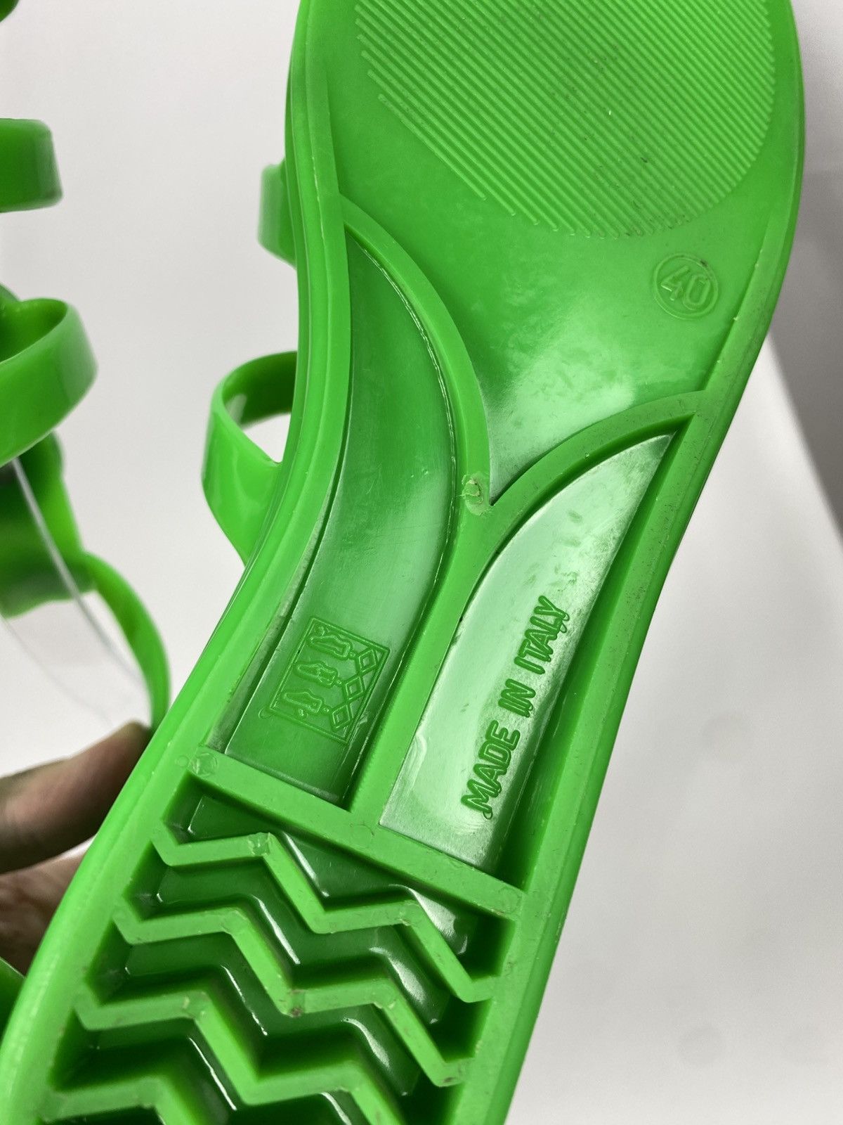 Love Moschino Love Moschino PVC Sandals size 40 Made In Italy Size US 10 / IT 40 - 7 Thumbnail
