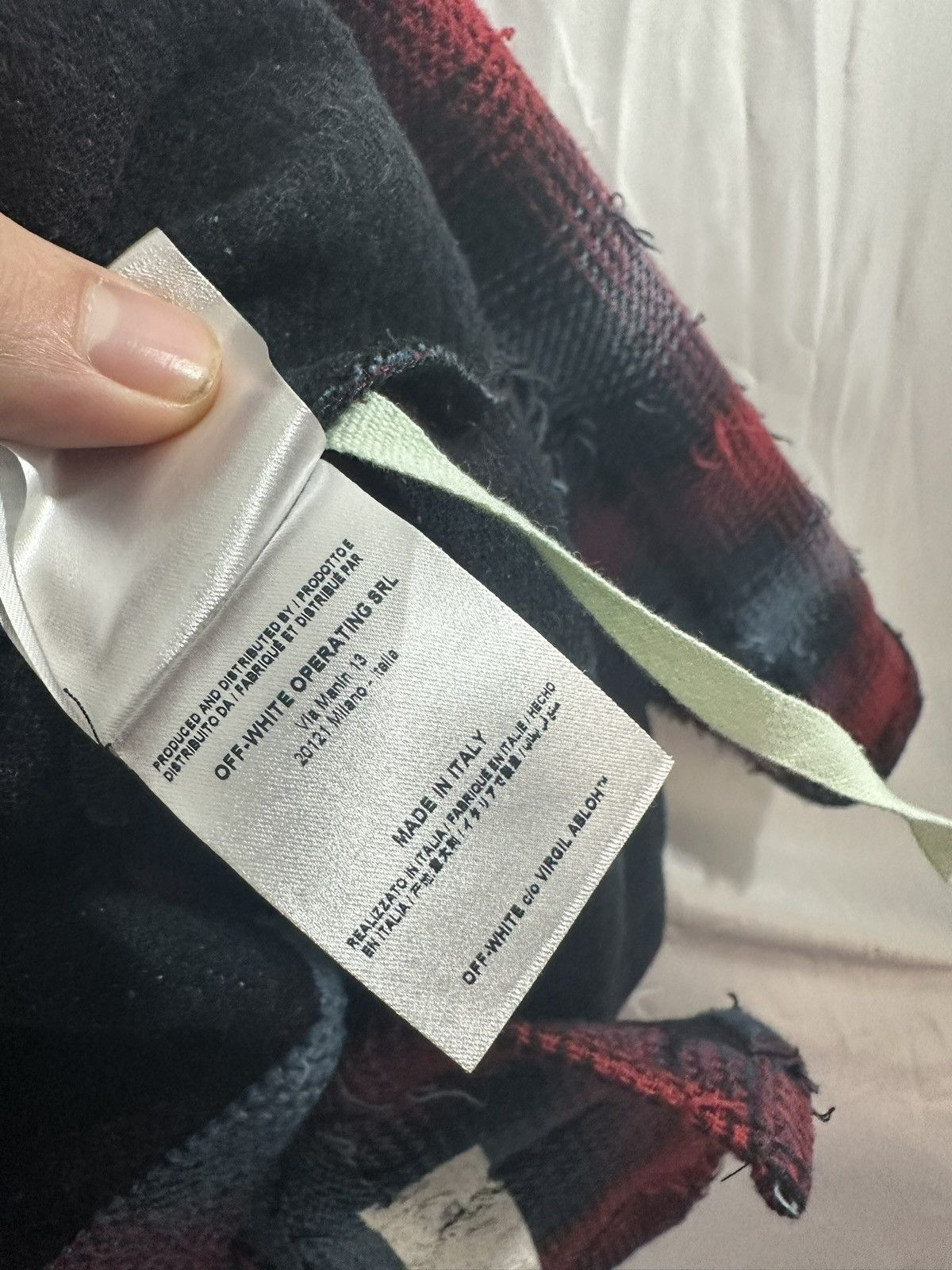Off-White OFF WHITE PLAID SWEATER Size US M / EU 48-50 / 2 - 14 Thumbnail