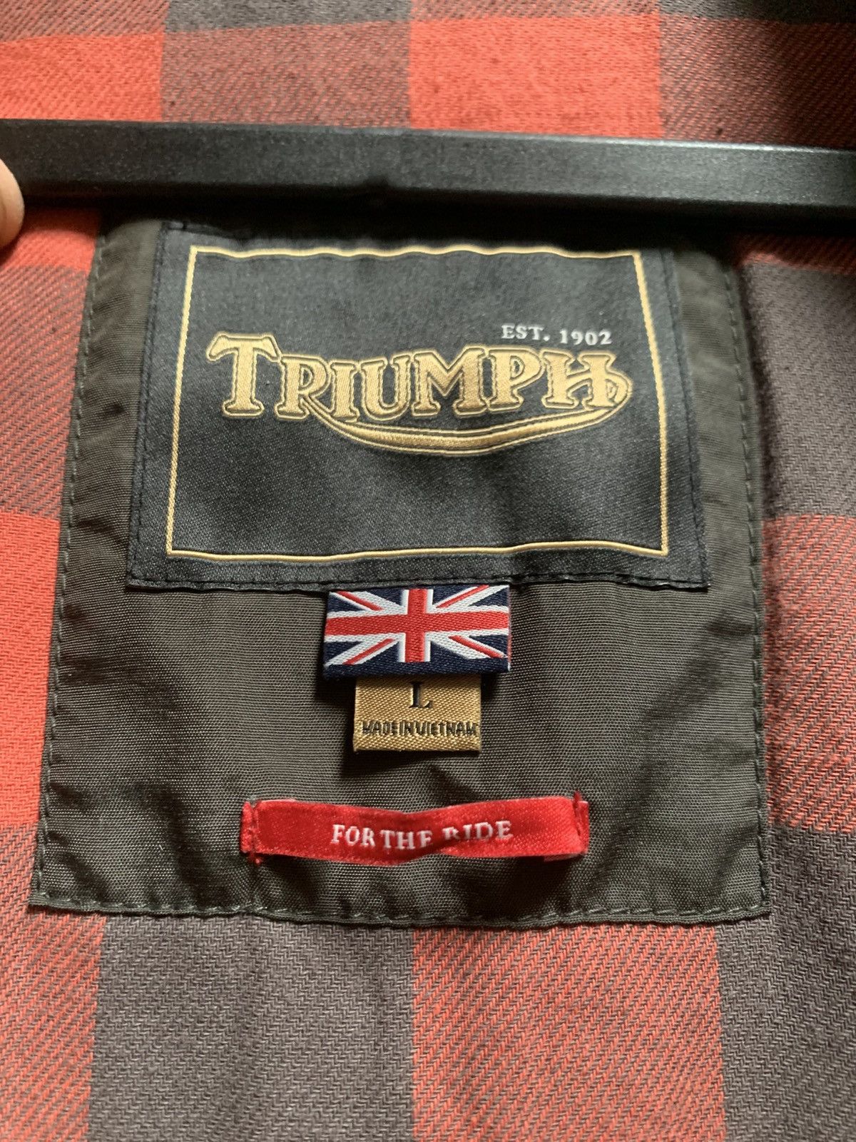 Vintage Triumph Moto Kirk Waxed jacket Size US L / EU 52-54 / 3 - 10 Thumbnail