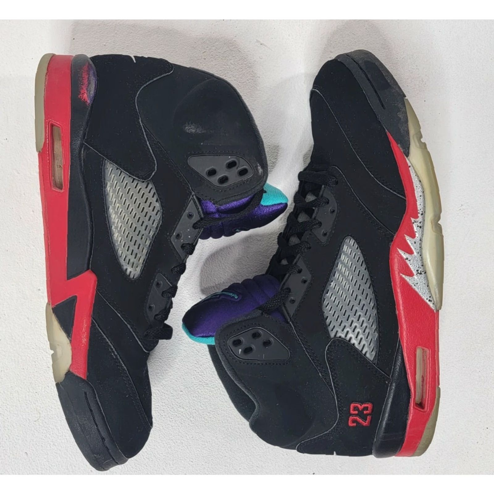 Jordan Brand Jordan 5 Retro Top 3 Men's Size 11.5 CZ1786-001 Athletic Sneaker Black Retro Air Jordan 5 Men Shoes Size US L / EU 52-54 / 3 - 3 Thumbnail