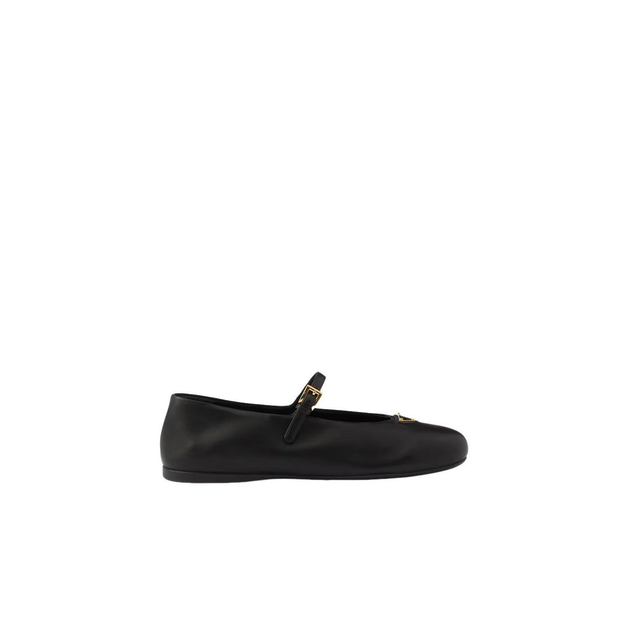 Prada PRADA $1070 Black Nappa Leather Ballerinas New & Authentic ( Size US 10 / IT 40 - 2 Thumbnail