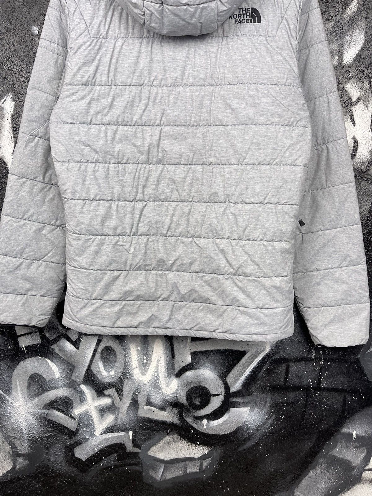 The North Face The North Face Grey Aconcagua Coat Hybrid Puffer Men’s SizeS Size US S / EU 44-46 / 1 - 6 Thumbnail