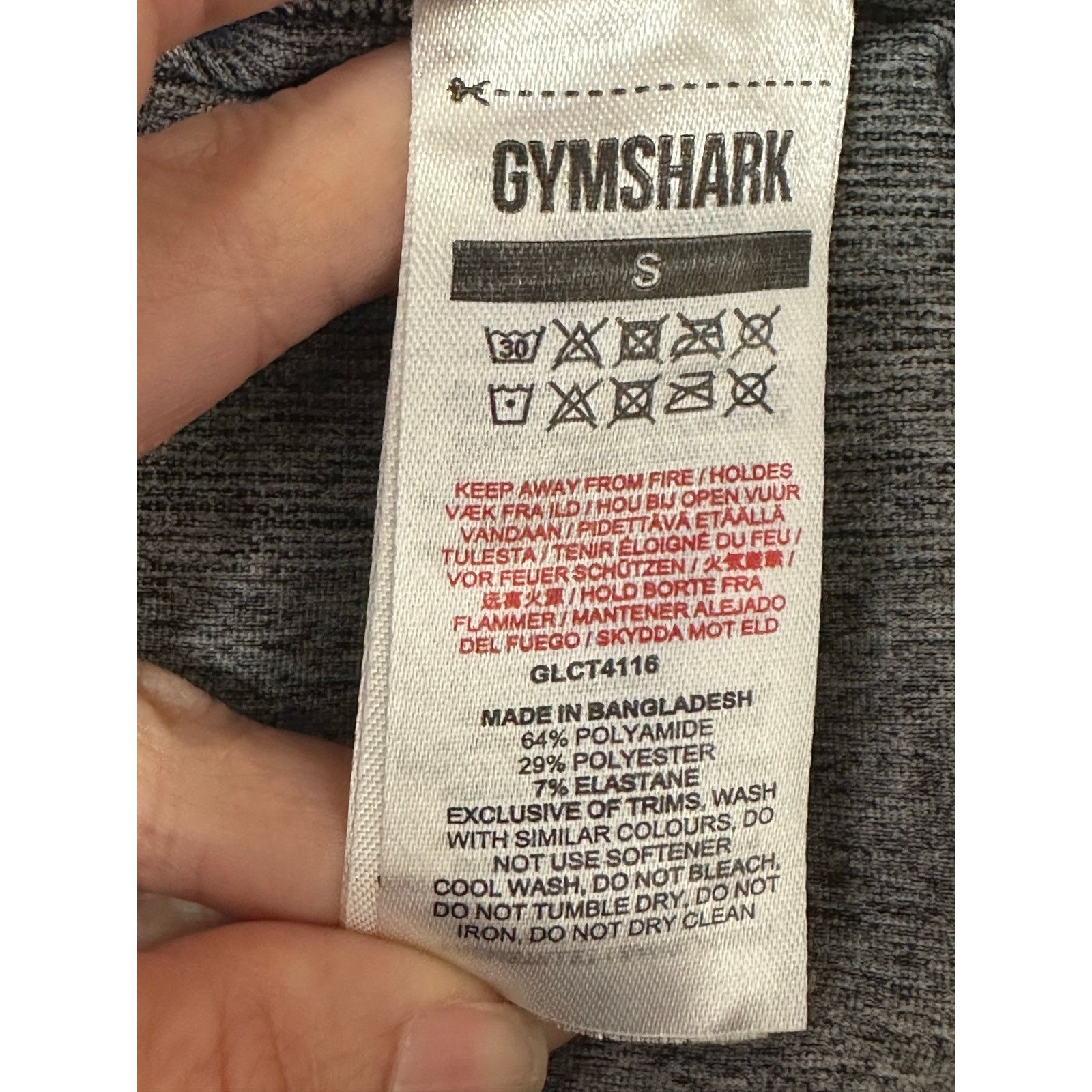 Gymshark Gymshark Adapt Seamless Long Sleeve Crop Top size Small Size S / US 4 / IT 40 - 3 Thumbnail