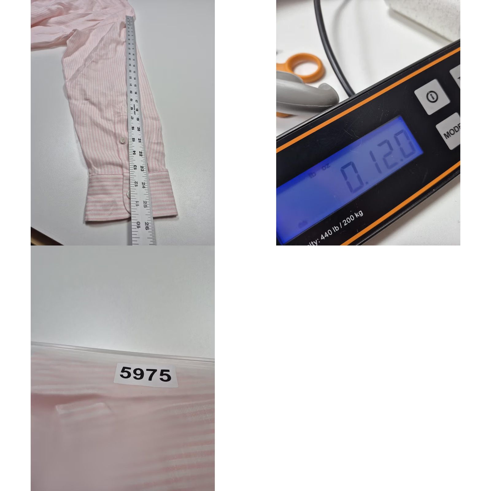 Pinko Purdey Shirt Mens XL Pink Striped Linen Button-Down Long Sleeve Lightweight Regular Fit Size US XL / EU 56 / 4 - 9 Thumbnail