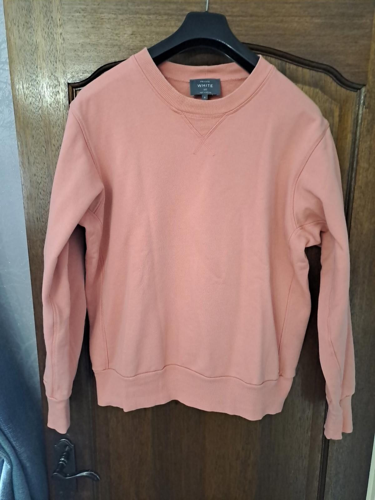 Private White V.C. Private White VC Mens Crew Sweatshirt Size 5 L Salmon Size US L / EU 52-54 / 3 - 2 Thumbnail