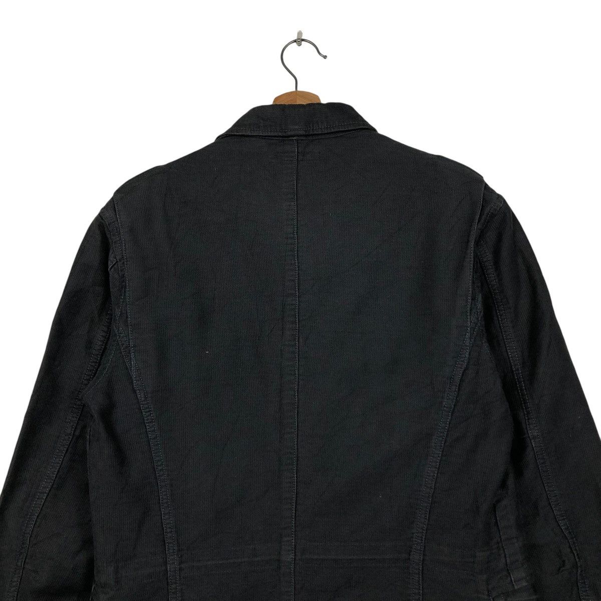 Blue Blue Japan 🔥VINTAGE DECK BIKER JACKET CORDUROY BLUE BLUE JAPAN ARIGATO Size US M / EU 48-50 / 2 - 11 Thumbnail