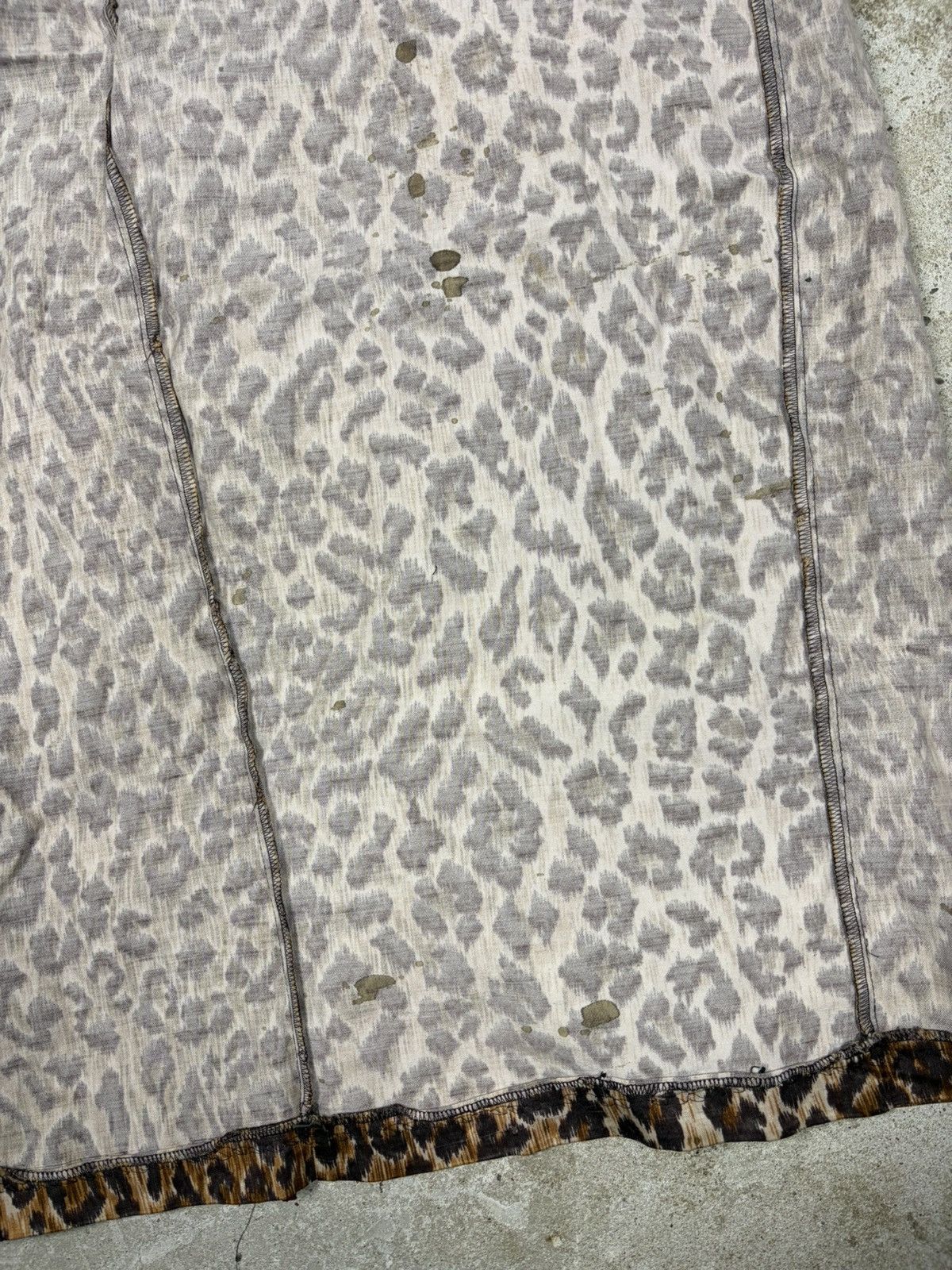 Dolce & Gabbana Vintage 2000s Dolce & Gabbana Leopard Print Slip Dress Lace Size M / US 6-8 / IT 42-44 - 18 Thumbnail