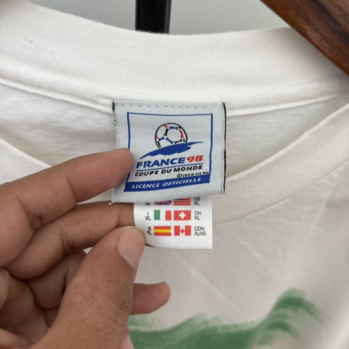 Adidas × Vintage 90’s Brasil Football Shirt / 1998 World Cup France Soccer Size US XL / EU 56 / 4 - 7 Thumbnail