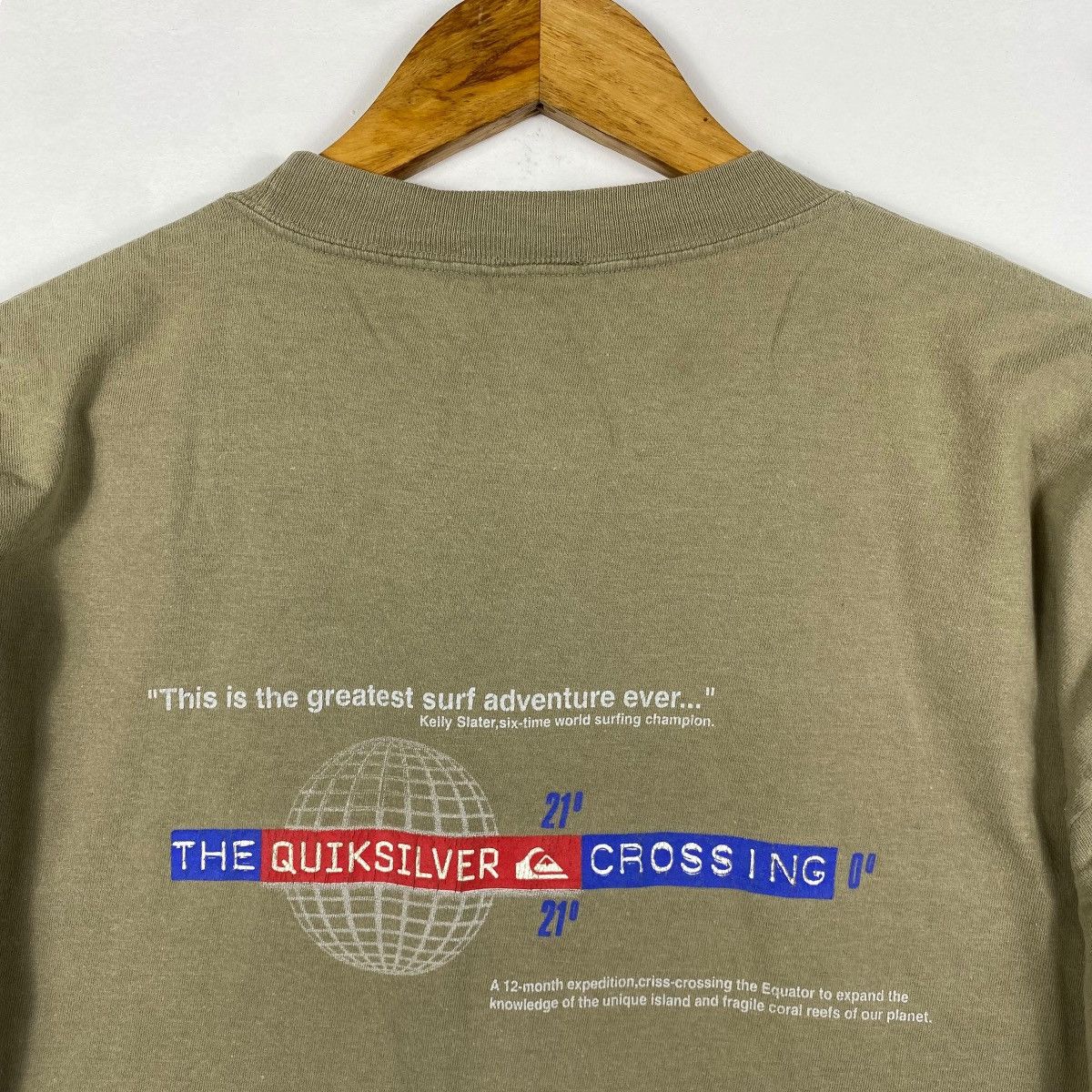 Quiksilver Vintage 90's QUIKSILVER The Quiksilver Crossing Kelly Slater Size US XL / EU 56 / 4 - 5 Thumbnail