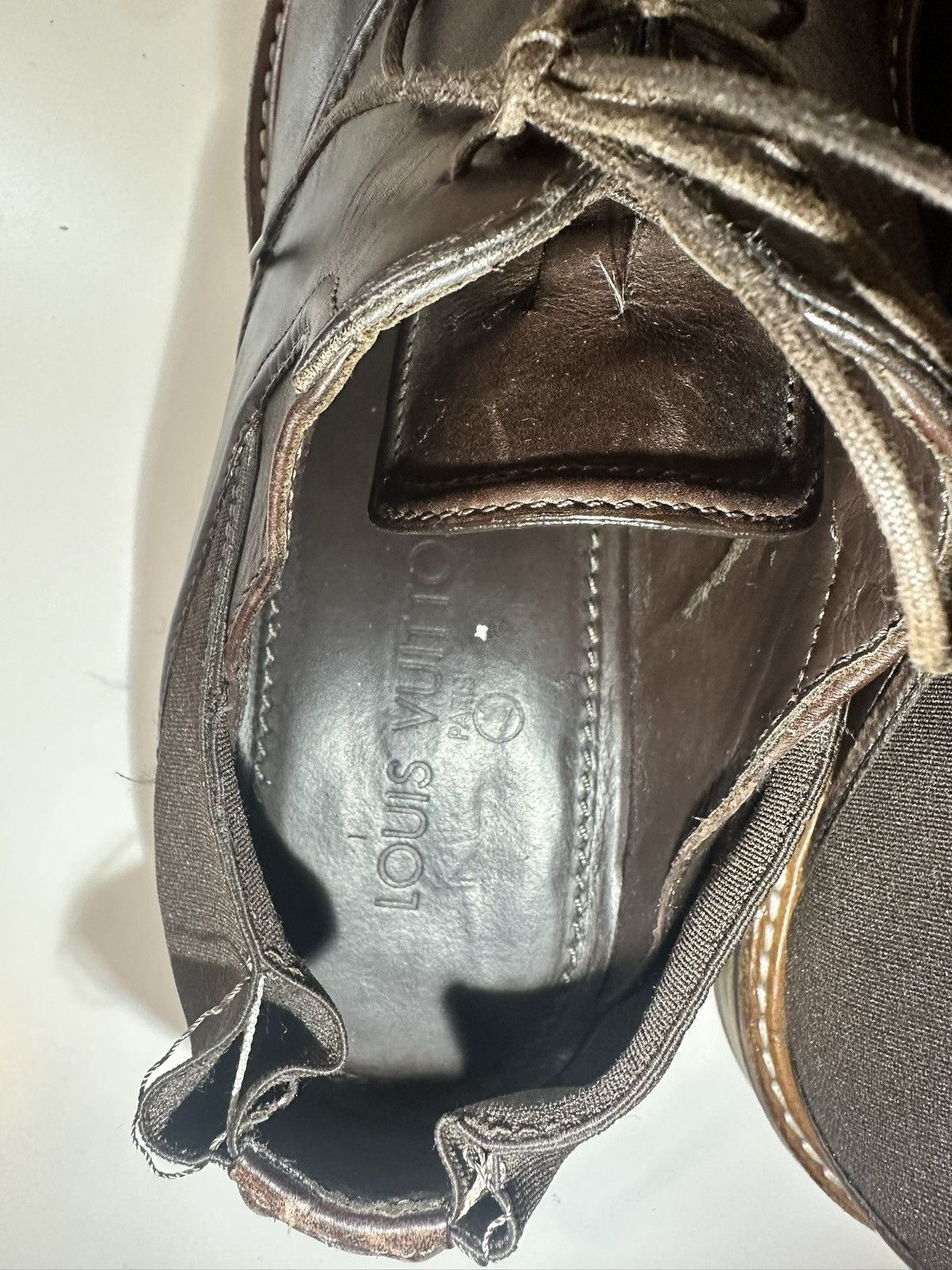 Louis Vuitton Louis Vuitton Brown Lace Up Loafer Size US 10 / EU 43 - 10 Thumbnail
