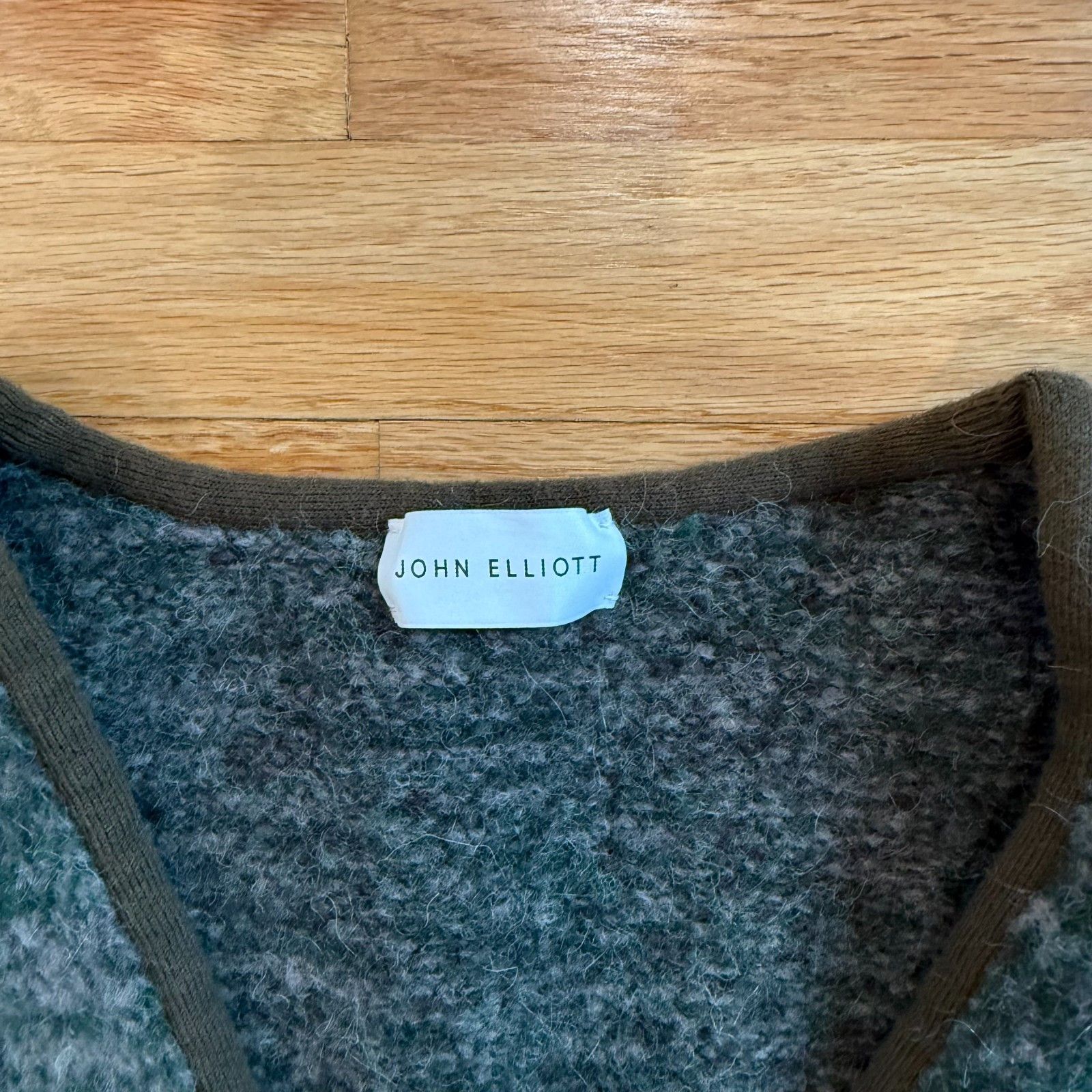 John Elliott John Elliott Andres Full-Zip Cardigan Sweater Size US L / EU 52-54 / 3 - 8 Thumbnail