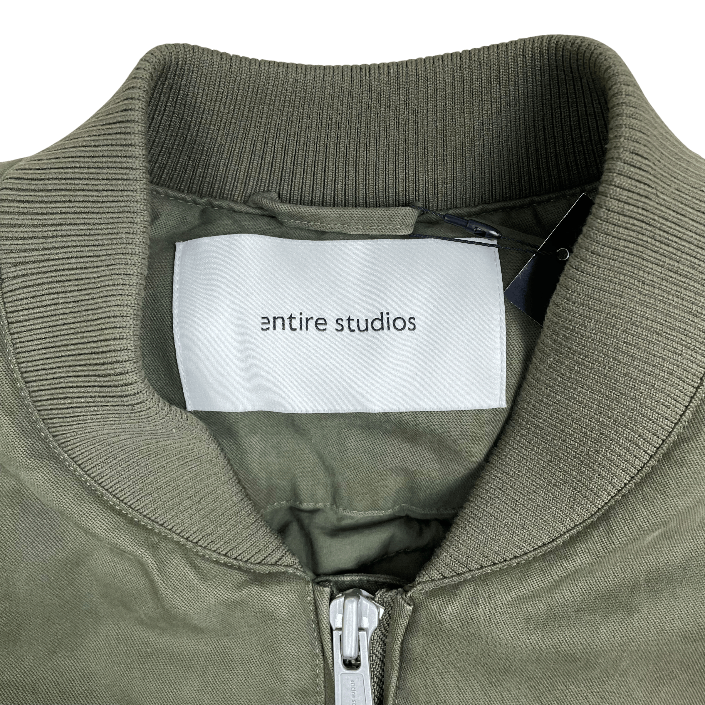 Entire Studios Entire Studios SS25 A-4 Bomber Jacket Khaki Green (Size M) Size US M / EU 48-50 / 2 - 2 Thumbnail